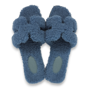 Oran 36.5 Blue Sandals in Wool