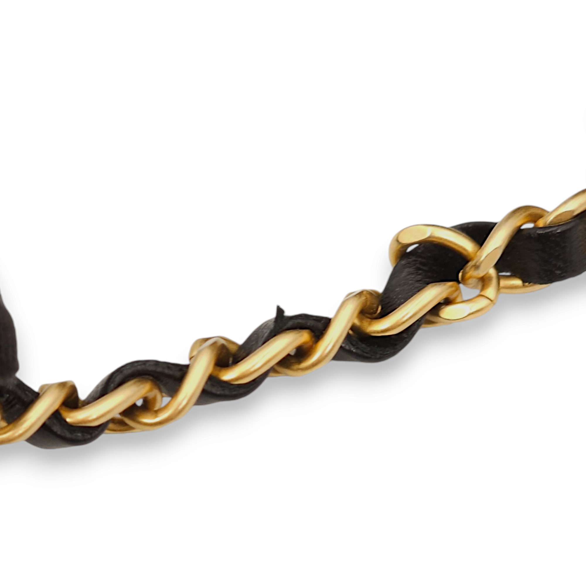 Seasonal Flap with Pearls Mini Black Shoulder Bag in Lambskin, Gold hardware - Image 4