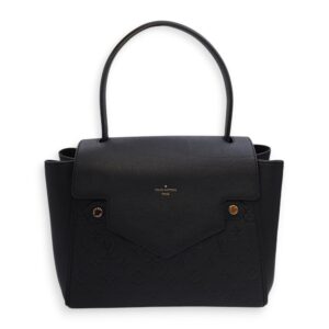 Trocadero L36/BL29xH23x14cm Black Shoulder Bag in Empriente Leather, Gold hardware