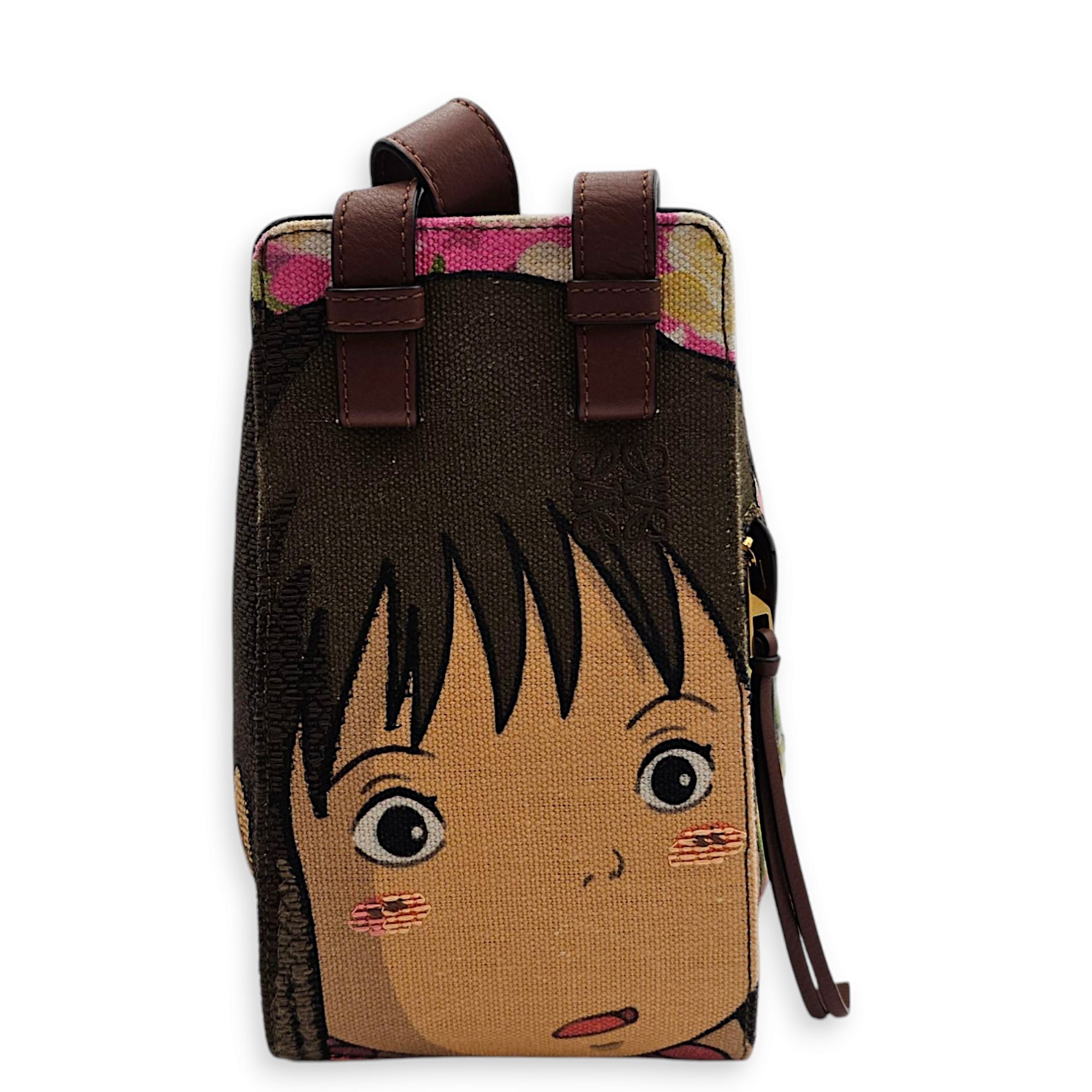 Hammock- Spirited Away Chihiro Small Multi-colour Crossbody Bag in Calf, canvas, Gold hardware