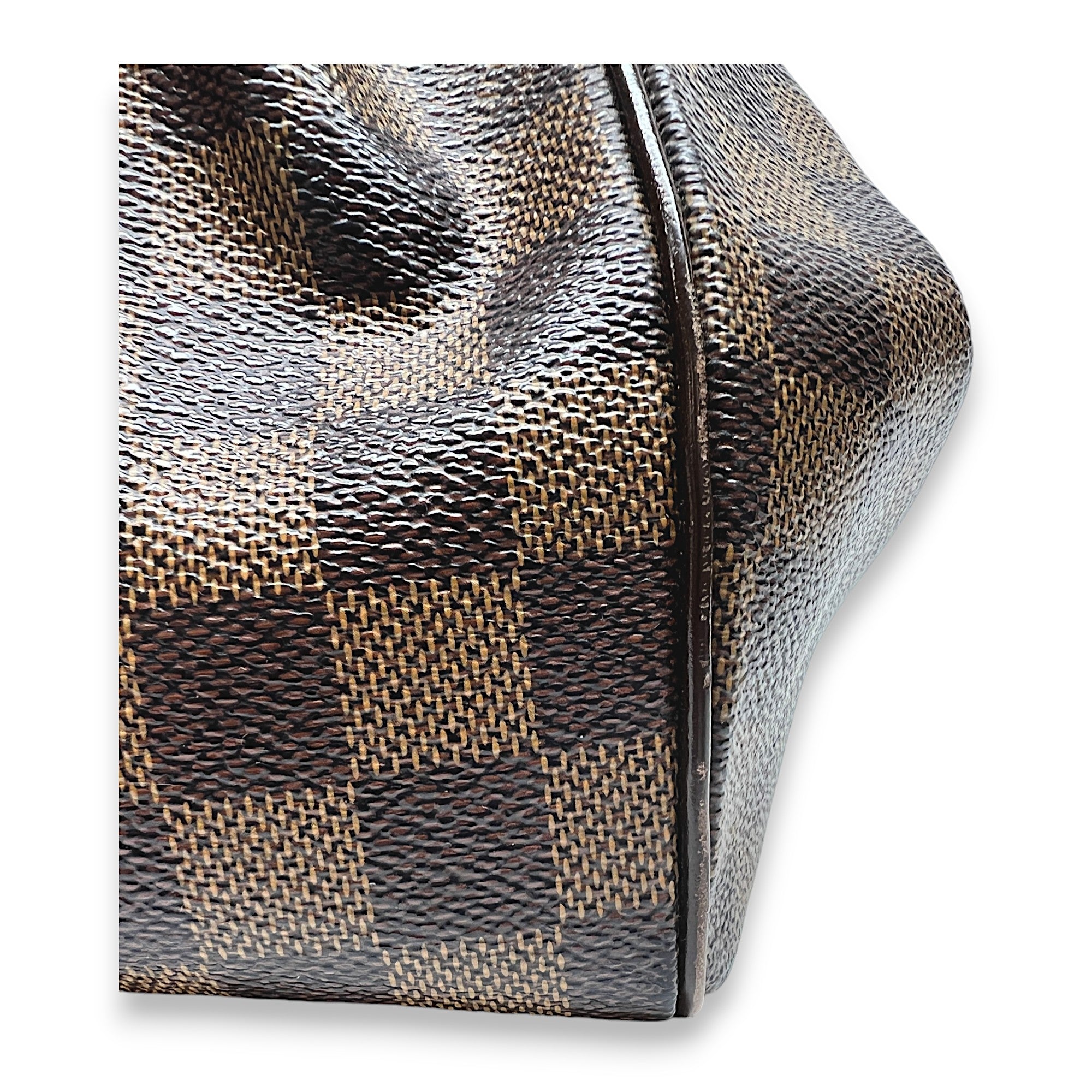 Trevi Damier Ebene PM Brown Top Handle Bag in Coated Canvas, Gold hardware - Image 8