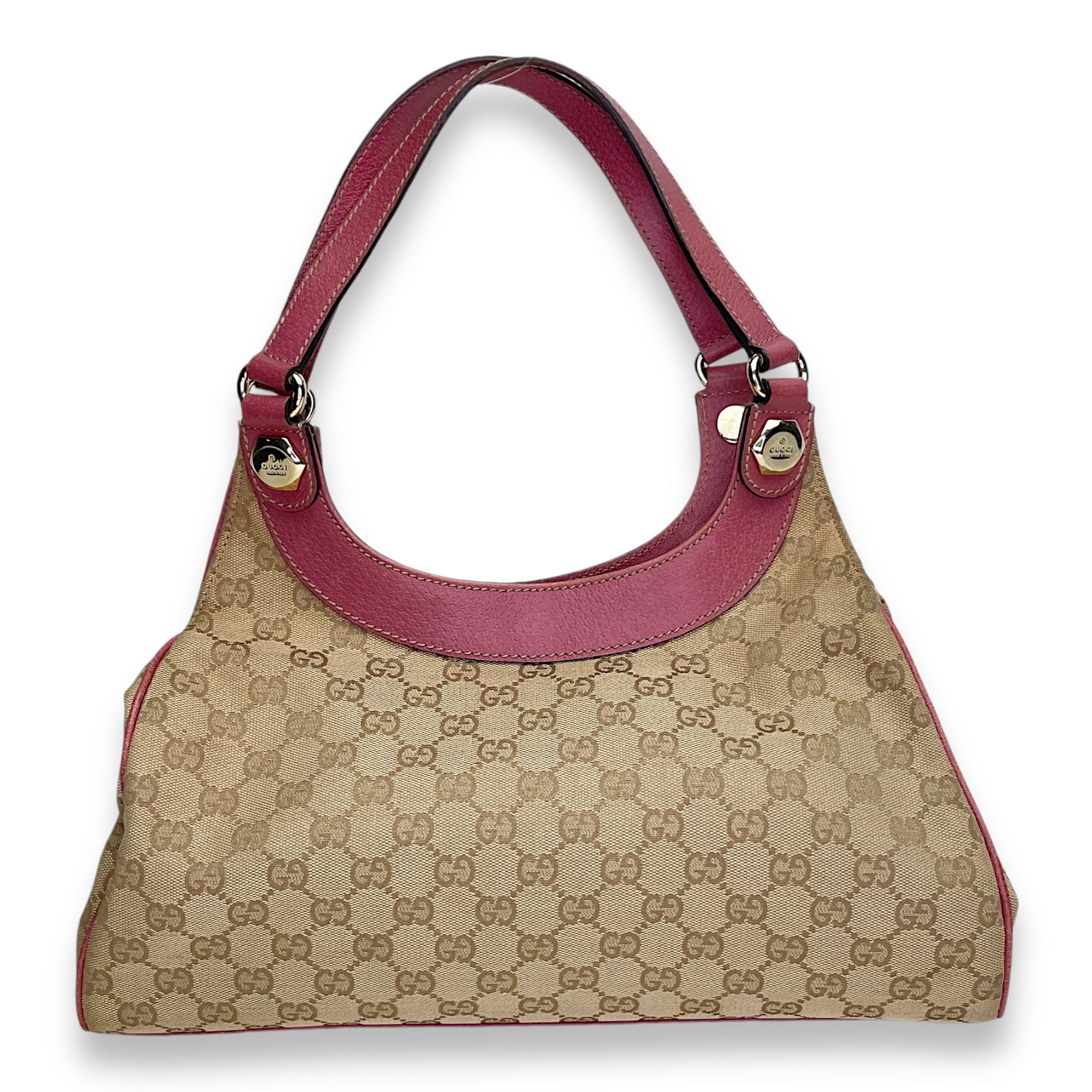 GG Charmy Shoulder bag in Canvas, Light Gold Hardware - Image 3