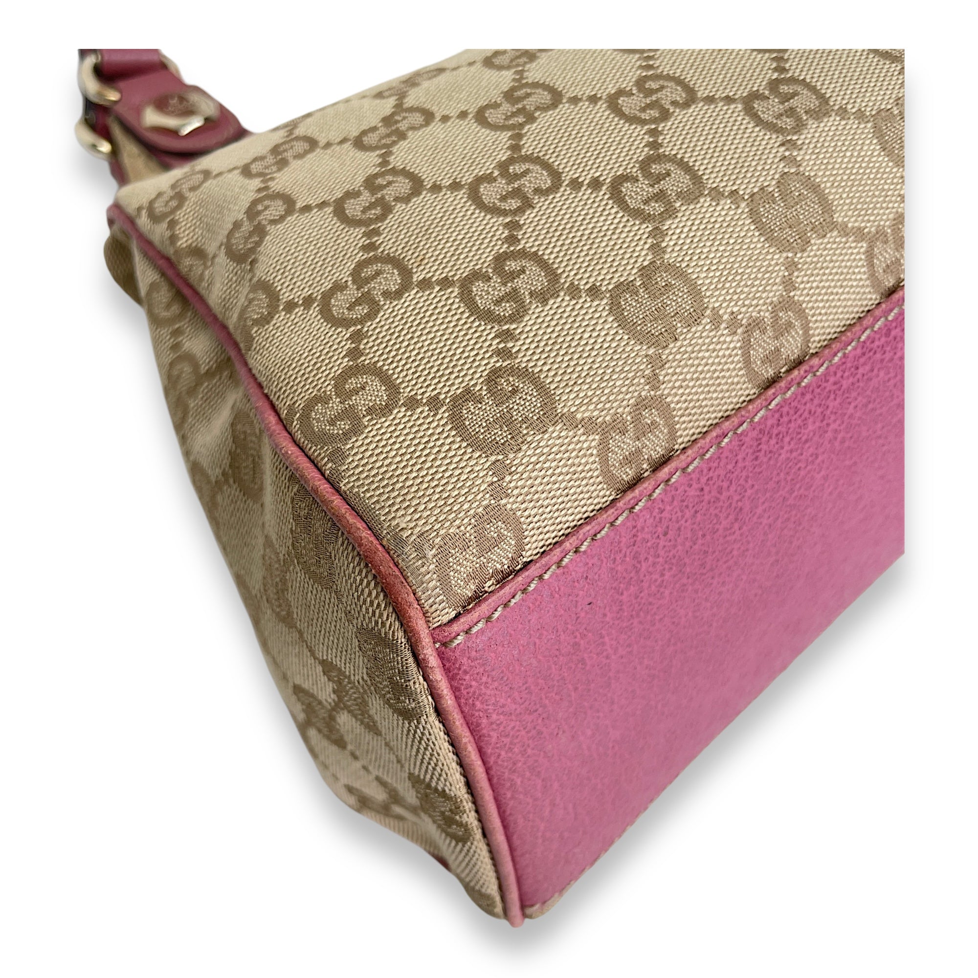 GG Charmy Shoulder bag in Canvas, Light Gold Hardware - Image 6