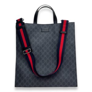 GG Supreme Monogram Appia  Tote bag in Monogram coated canvas, Silver Hardware