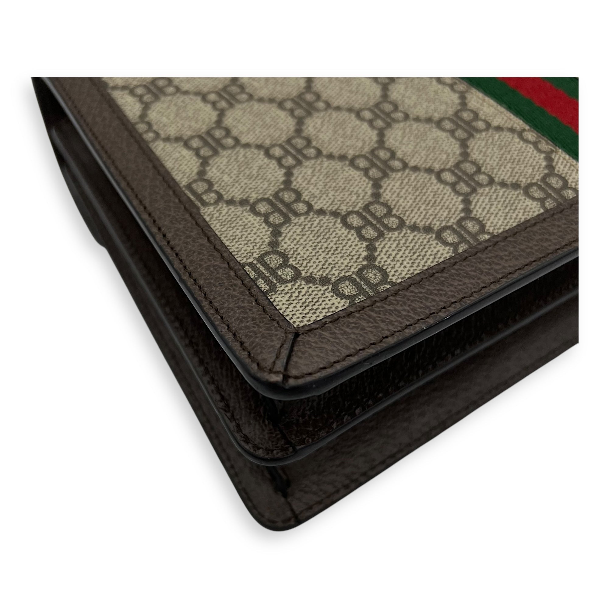 Others Top Handle Bag Brown in Coated Canvas, Gold hardware - Image 11