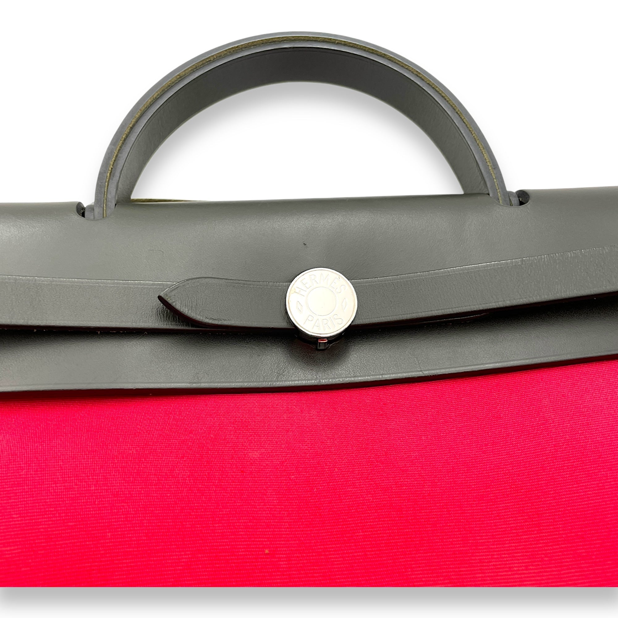 Herbag 30 Pink in Canvas, Palladium hardware - Image 7