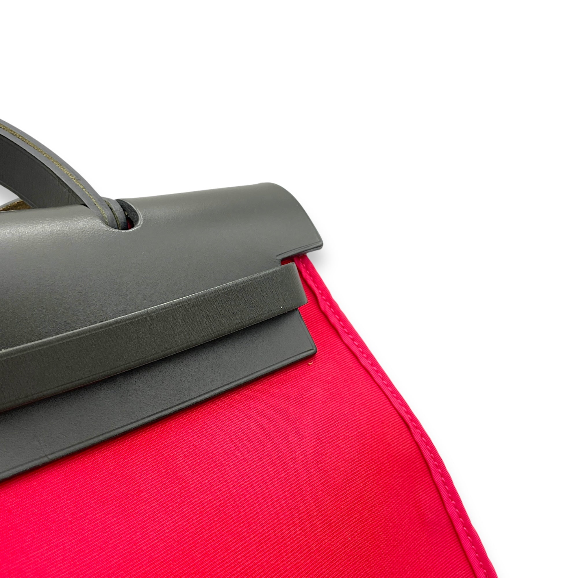 Herbag 30 Pink in Canvas, Palladium hardware - Image 9