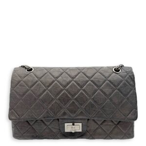 Reissue 2.55 227 Shoulder bag in Calfskin, Ruthenium Hardware