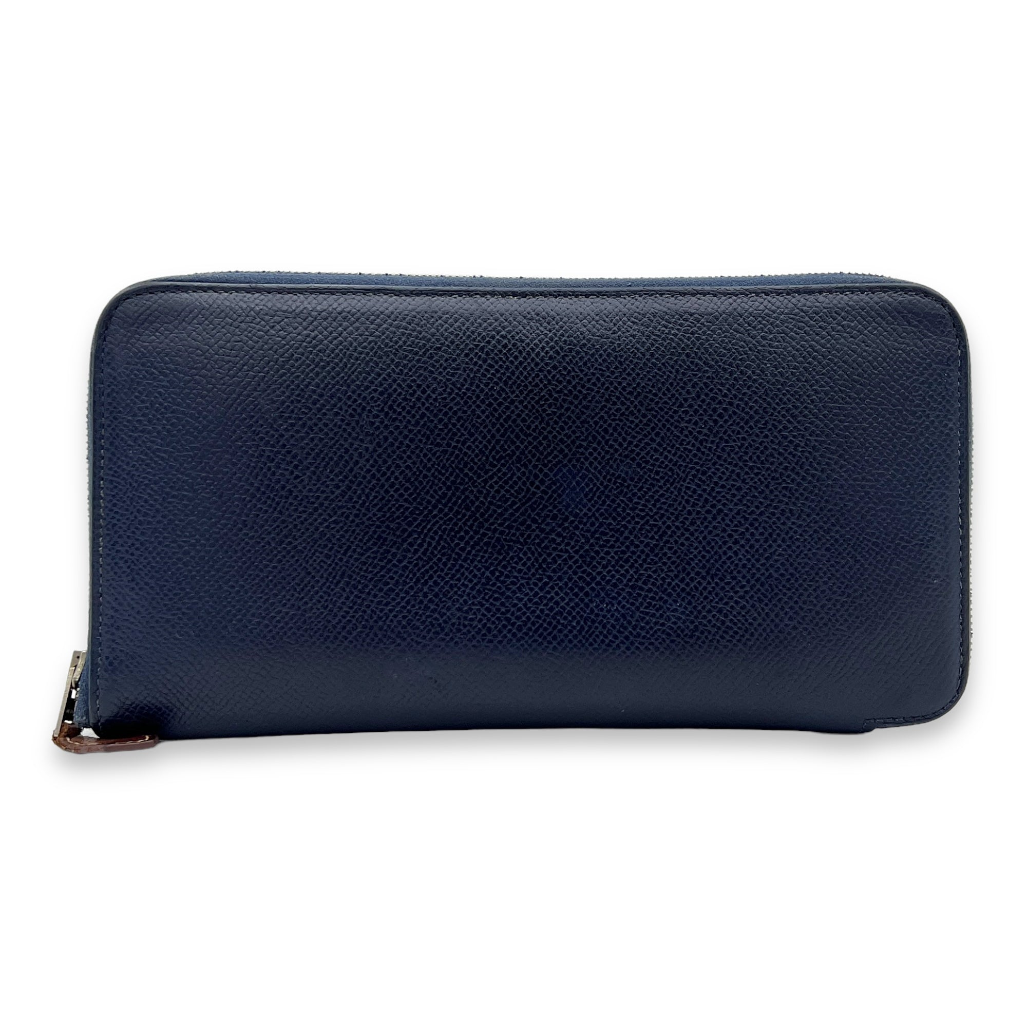 Silk In Long Blue in Epsom, Palladium hardware - Image 2