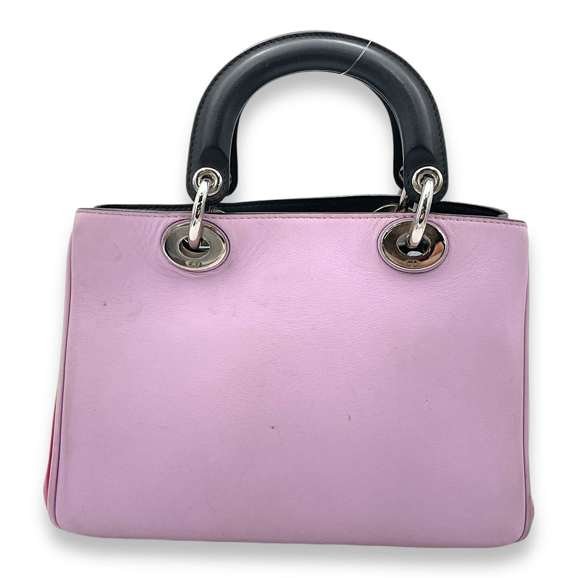 SMALL TWOWAY DIORISSIMO Small Crossbody bag in Calfskin, Silver Hardware - Image 2