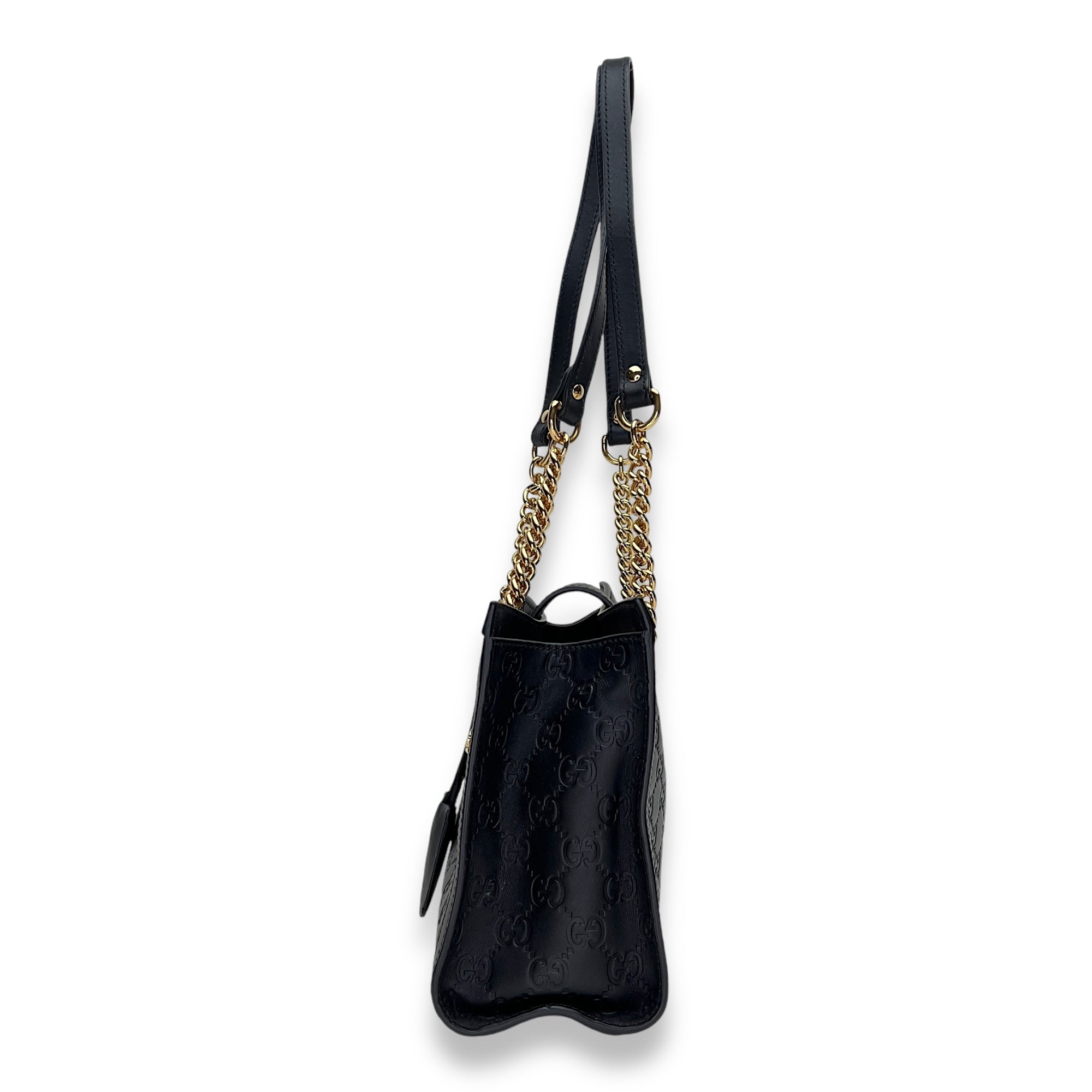 Padlock Small Shoulder bag in Guccissima leather, Gold Hardware - Image 2