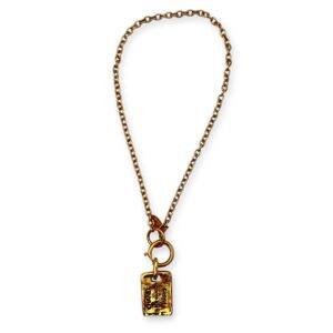 Vintage 31 Rue Cambon Paris Gold Necklace in Metal, Gold hardware