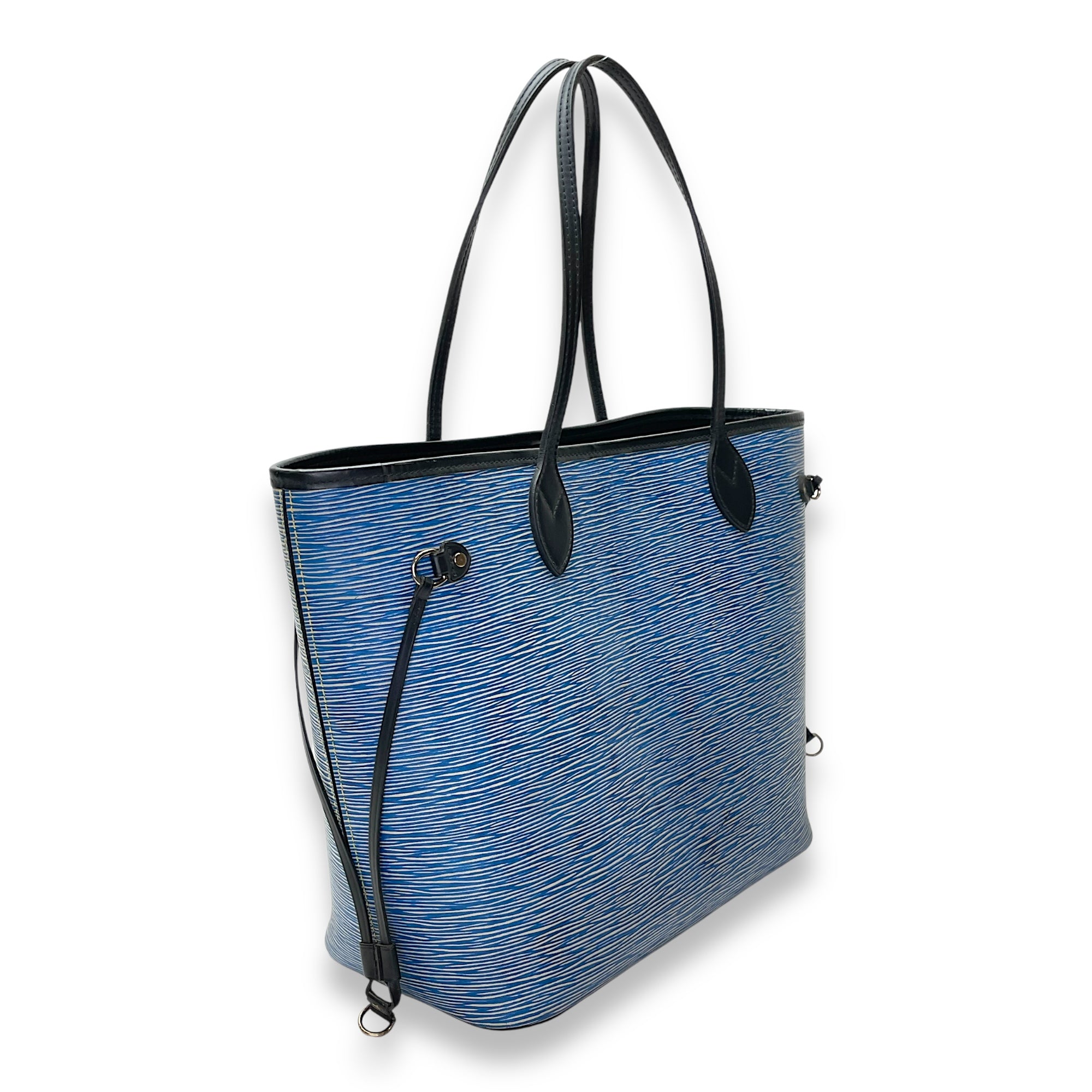 Neverfull MM Tote bag in Epi leather, Silver Hardware - Image 3