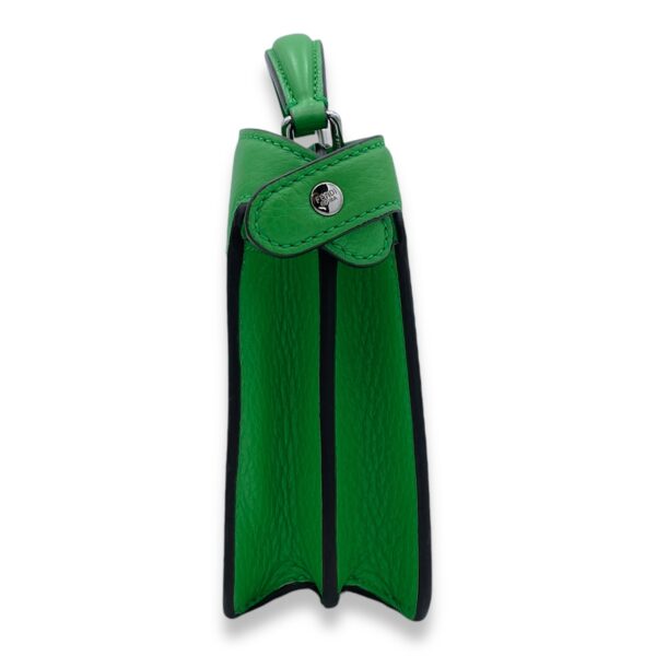 ISeeU Small Green Top Handle Bag in Calfskin, Silver hardware - Image 3