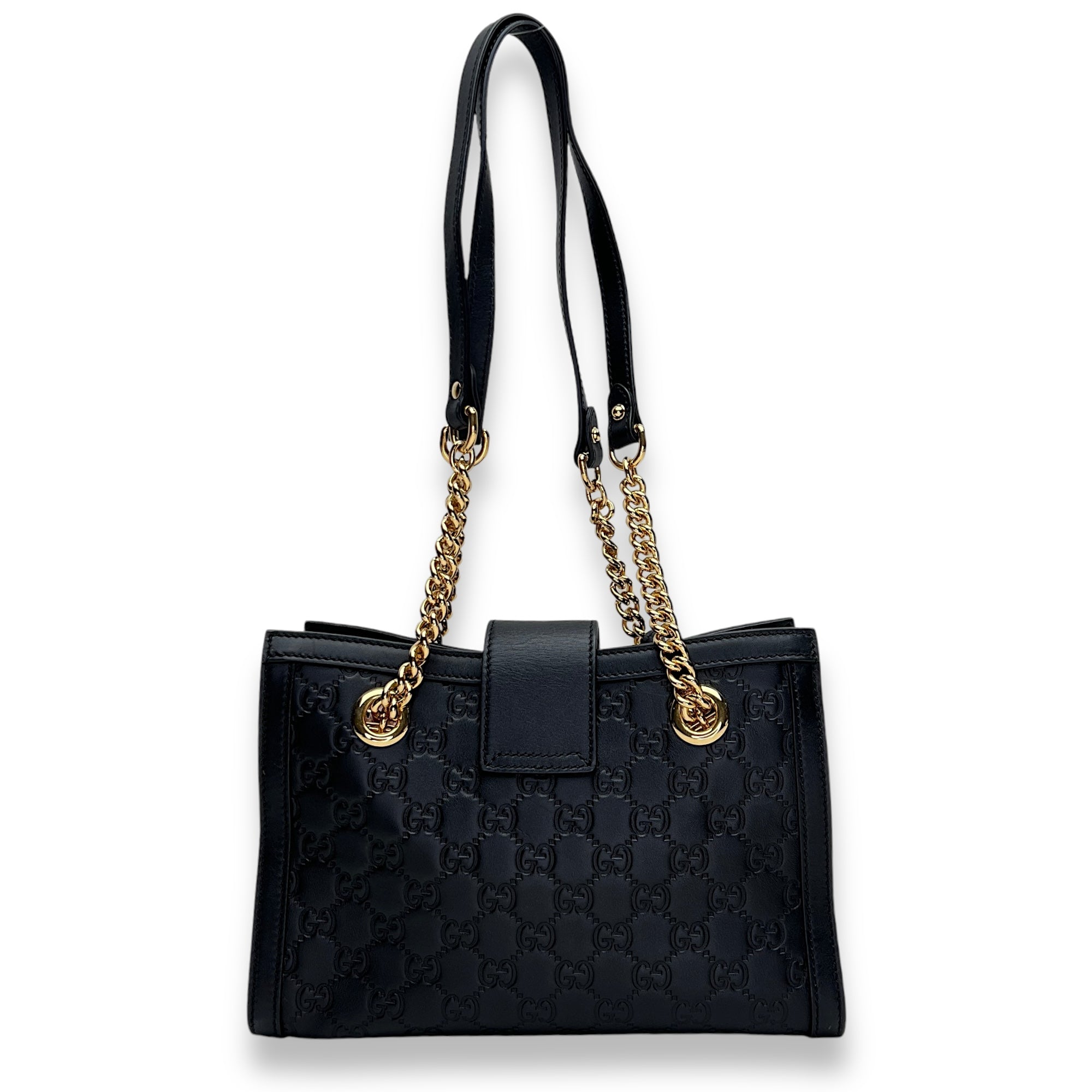 Padlock Small Shoulder bag in Guccissima leather, Gold Hardware - Image 3