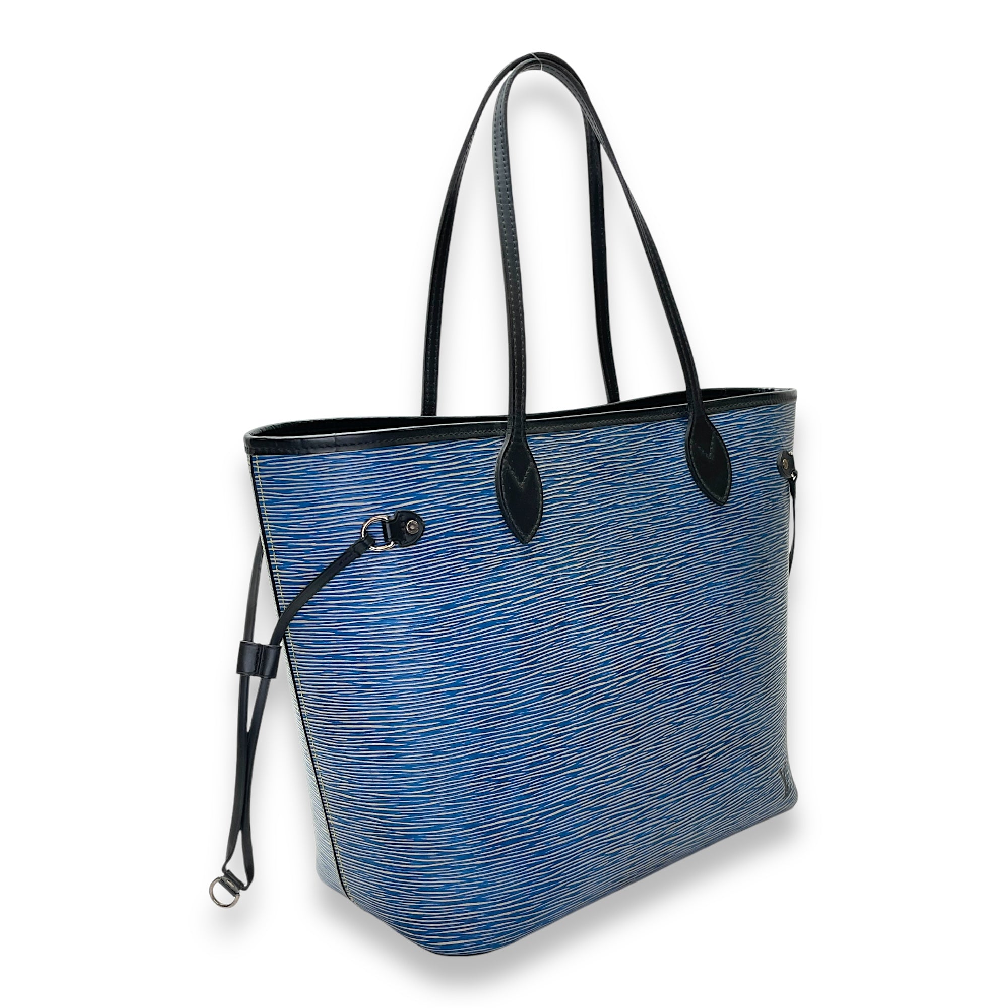 Neverfull MM Tote bag in Epi leather, Silver Hardware - Image 4