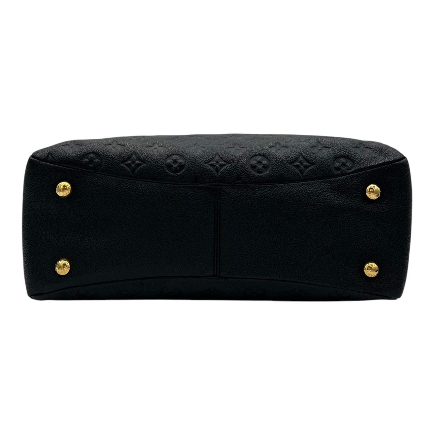 Ponthieu Black Top Handle Bag in Monogram Empreinte Leather, Gold hardware - Image 5