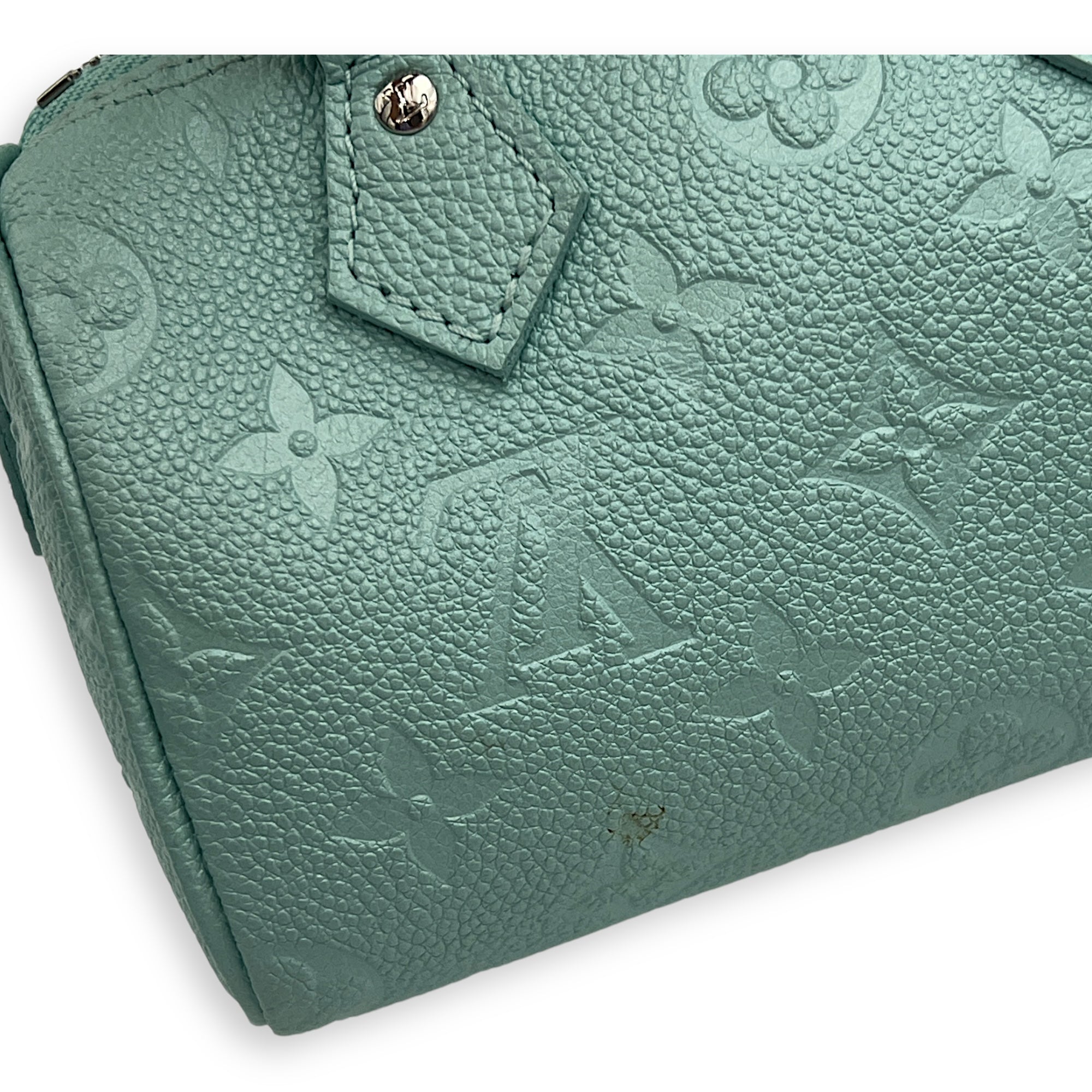 Speedy SH Lagoon Top Handle Bag in Monogram Empreinte Leather, Silver hardware - Image 8