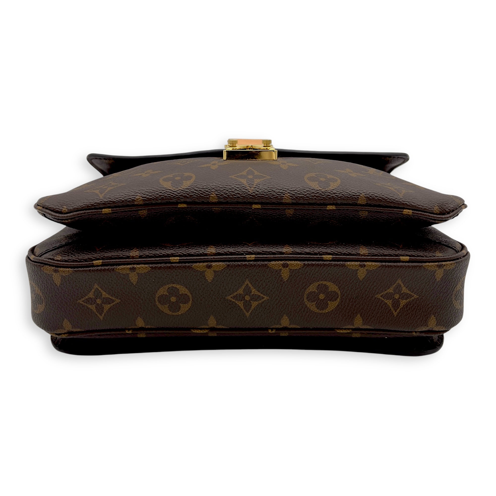 Metis Top Handle Bag Brown in Monogram Coated Canvas, Gold hardware - Image 5