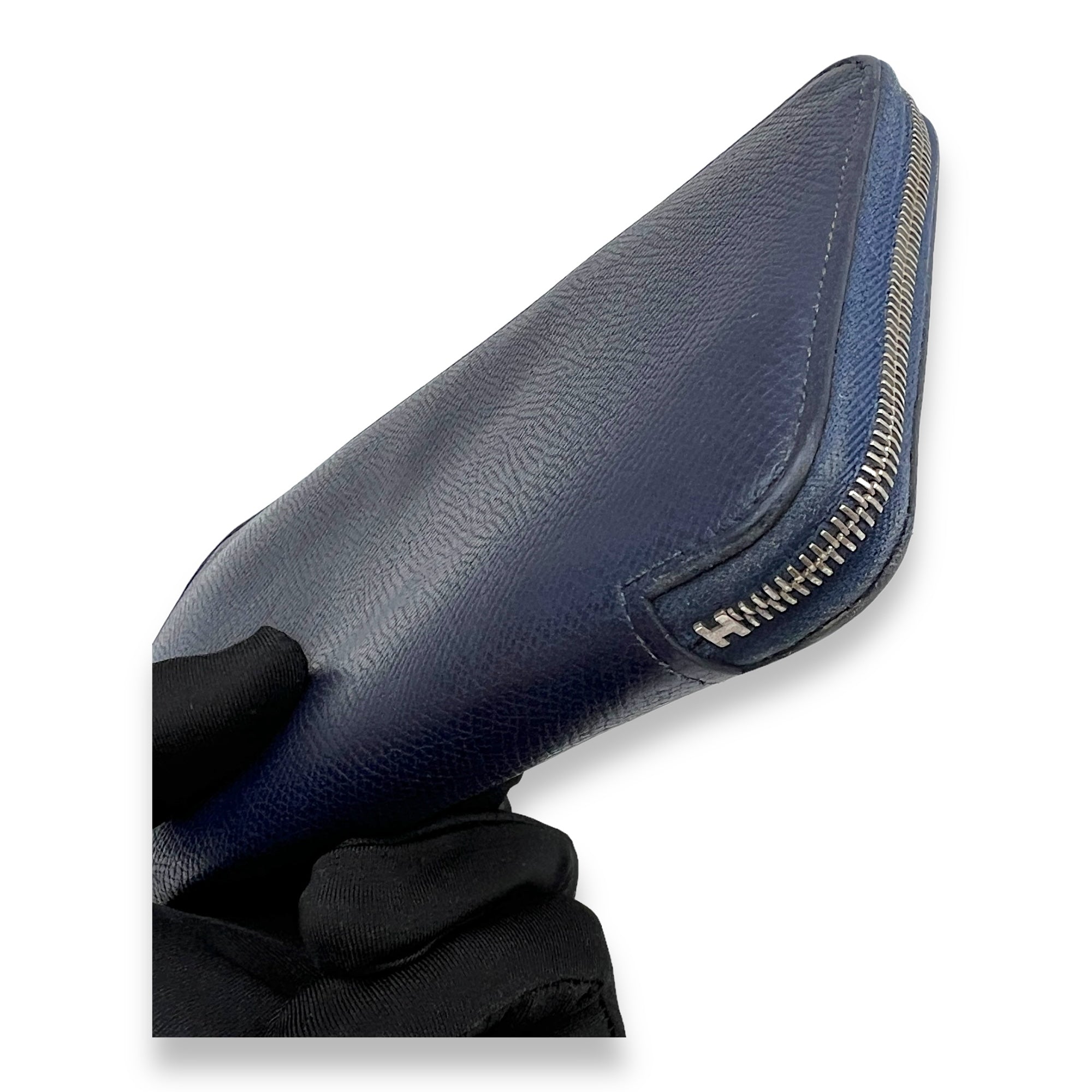 Silk In Long Blue in Epsom, Palladium hardware - Image 6