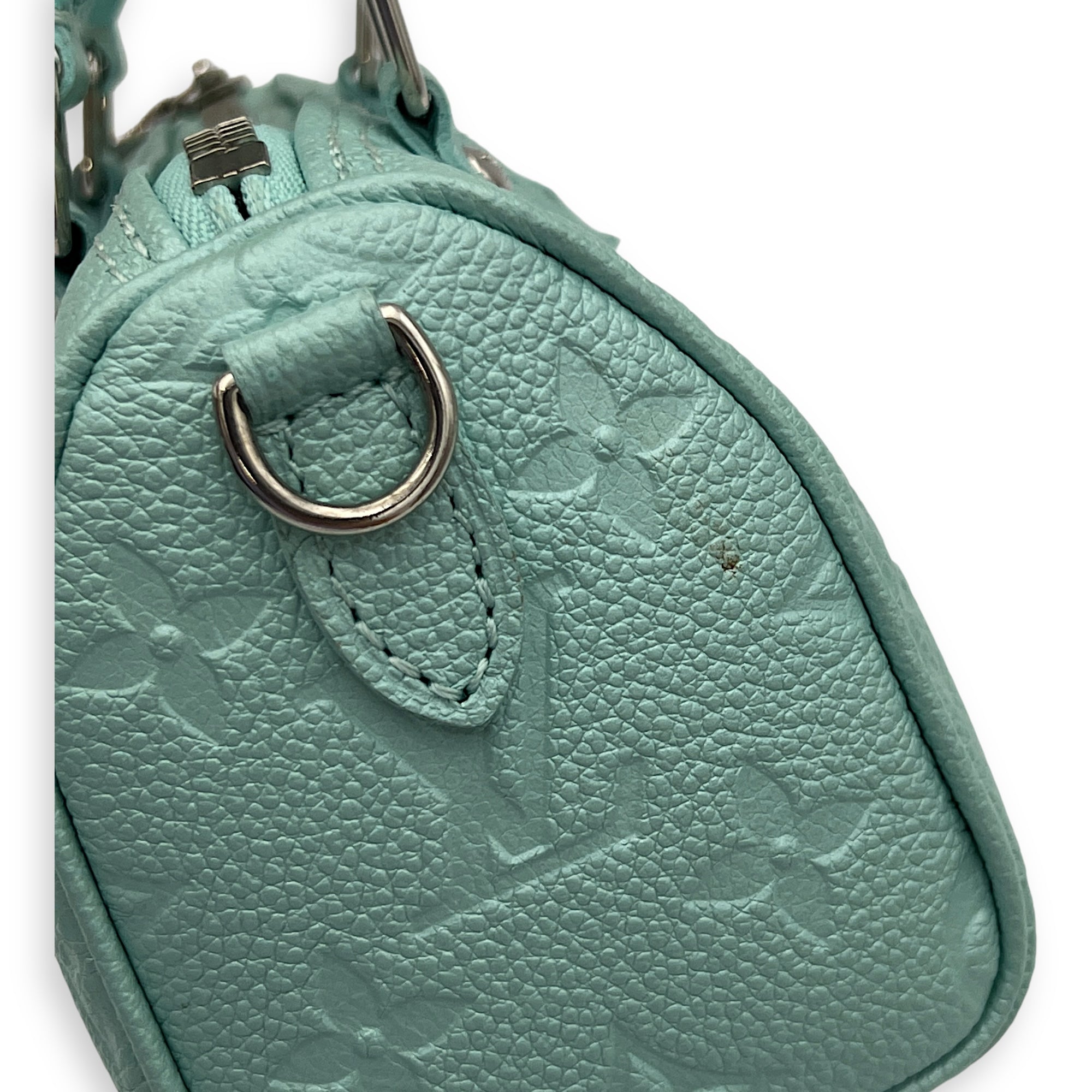 Speedy SH Lagoon Top Handle Bag in Monogram Empreinte Leather, Silver hardware - Image 7