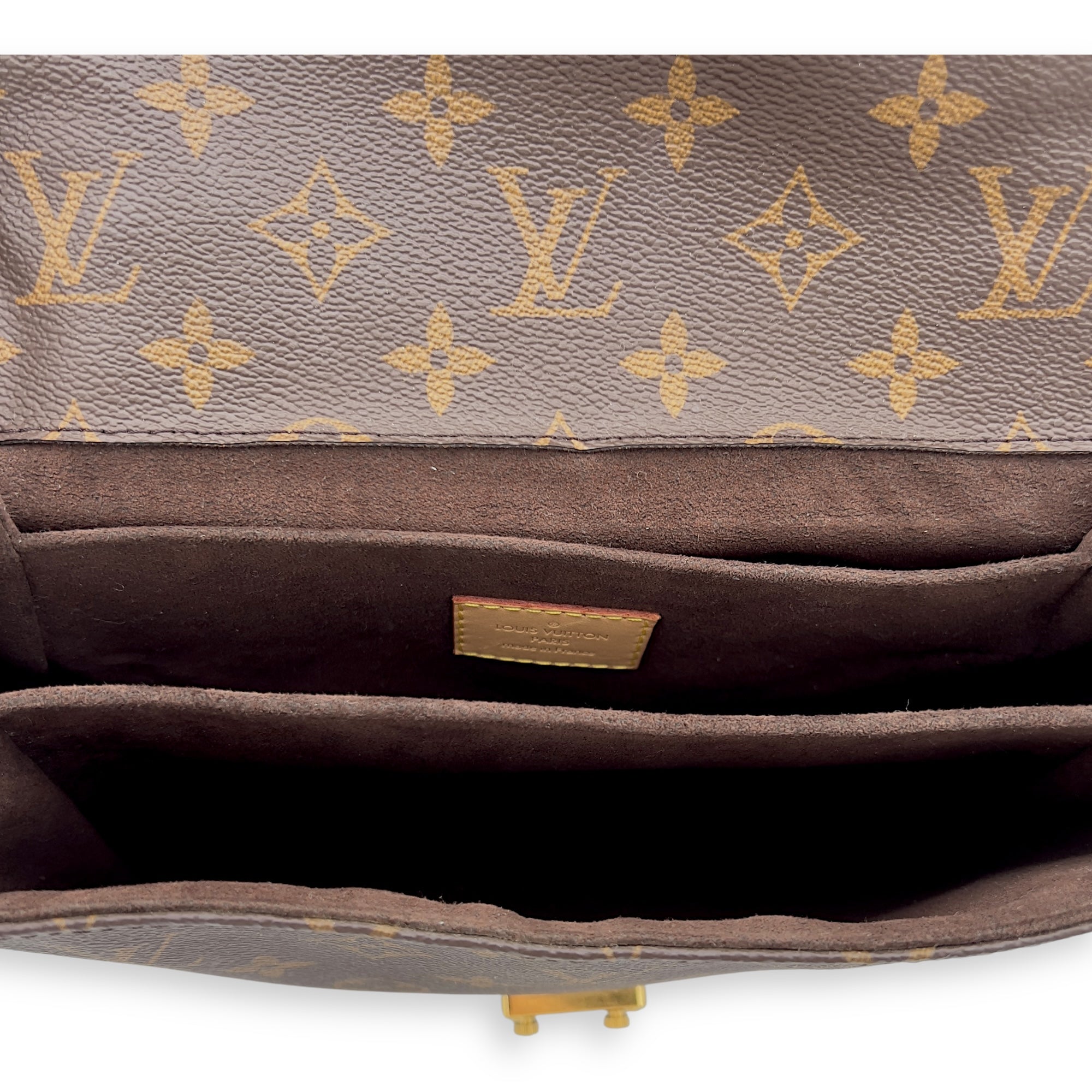 Metis Top Handle Bag Brown in Monogram Coated Canvas, Gold hardware - Image 6