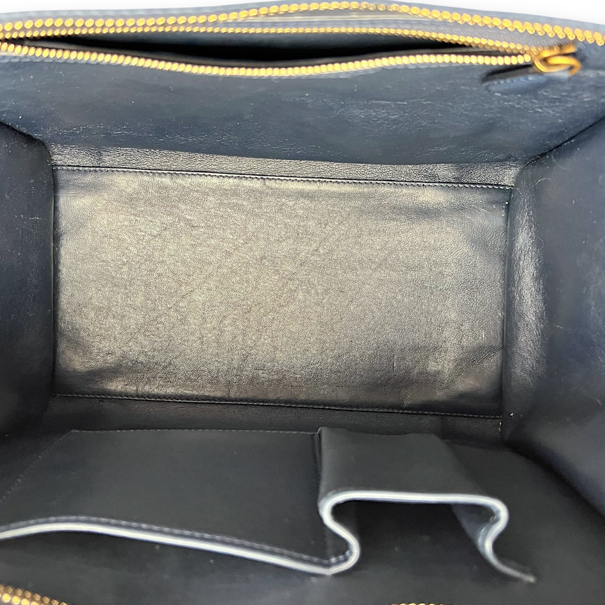 Luggage Mini Multi-colour Top Handle Bag in Suede Leather, Gold hardware - Image 6