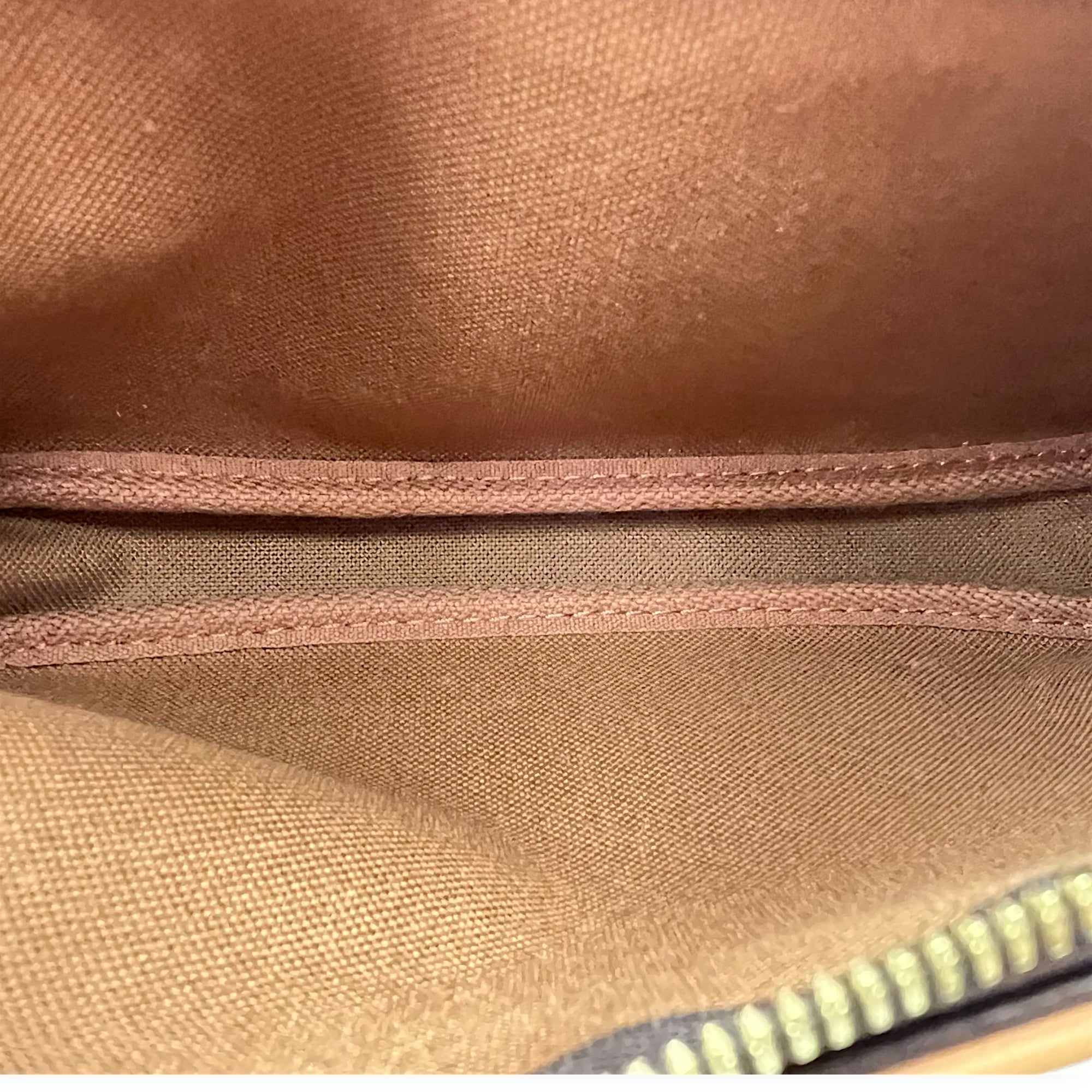 Multi-Pochette Accessoires Crossbody Bag Brown in Monogram Coated Canvas, Gold hardware - Image 6