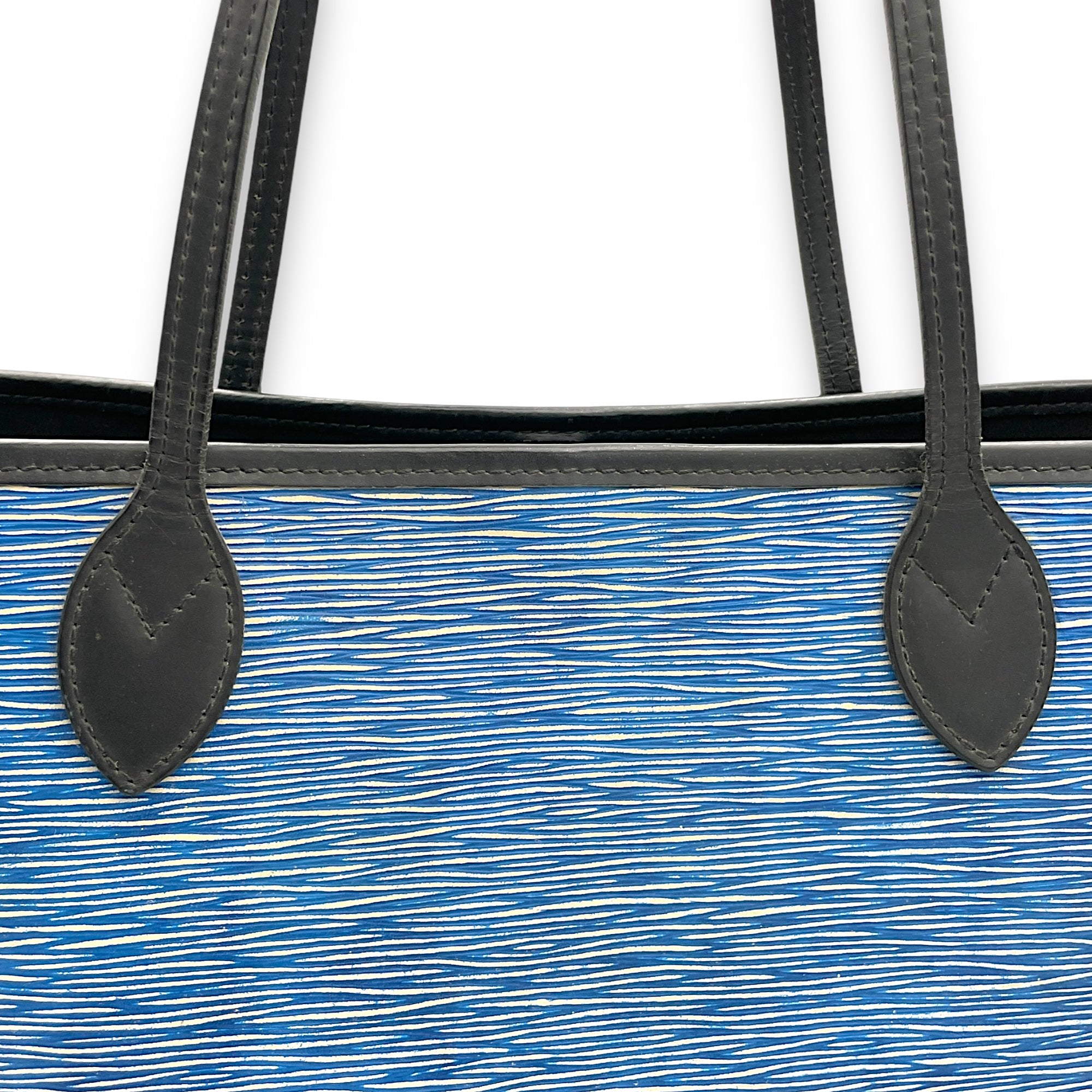 Neverfull MM Tote bag in Epi leather, Silver Hardware - Image 7