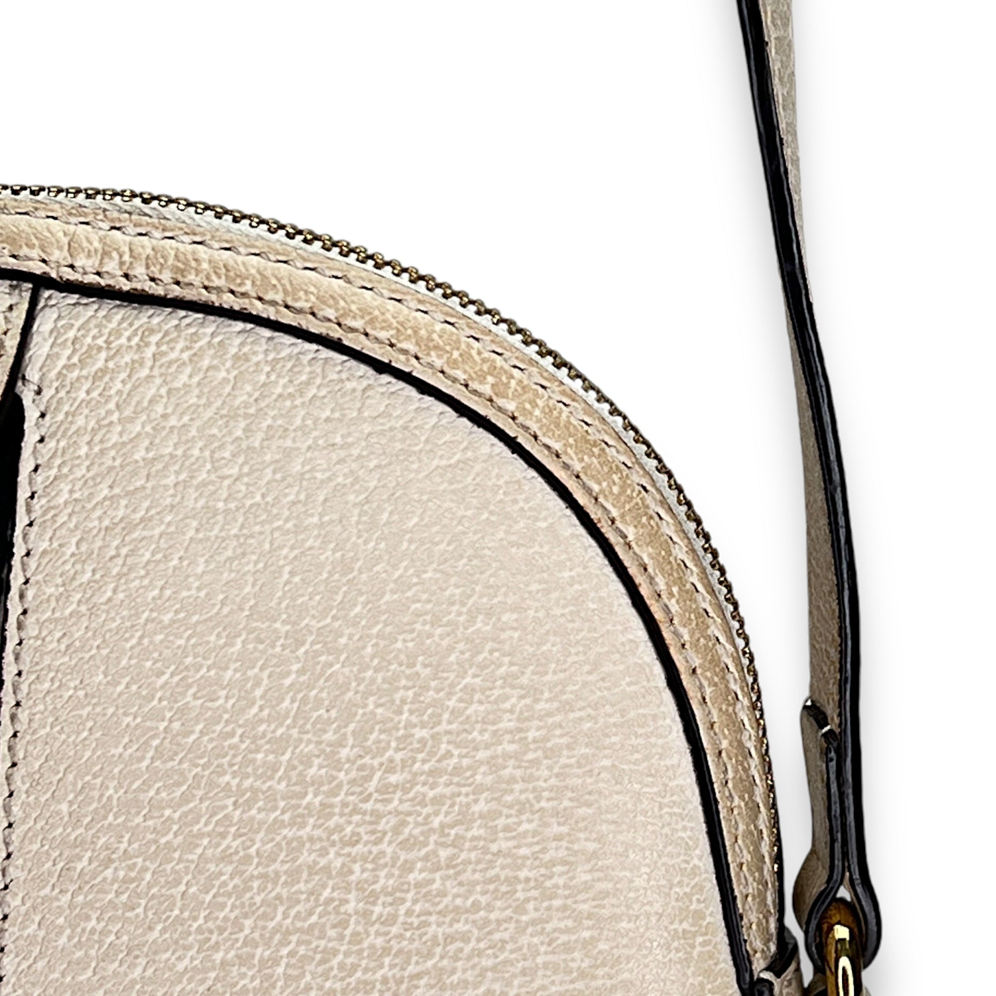 Ophidia Small Crossbody bag in Calfskin, Gold Hardware - Image 8