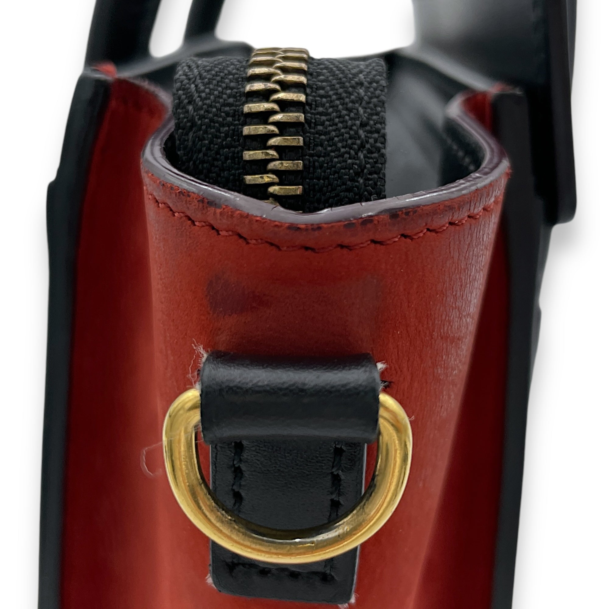 Luggage Top Handle Bag Nano Multi-colour in Calfskin, Gold hardware - Image 9