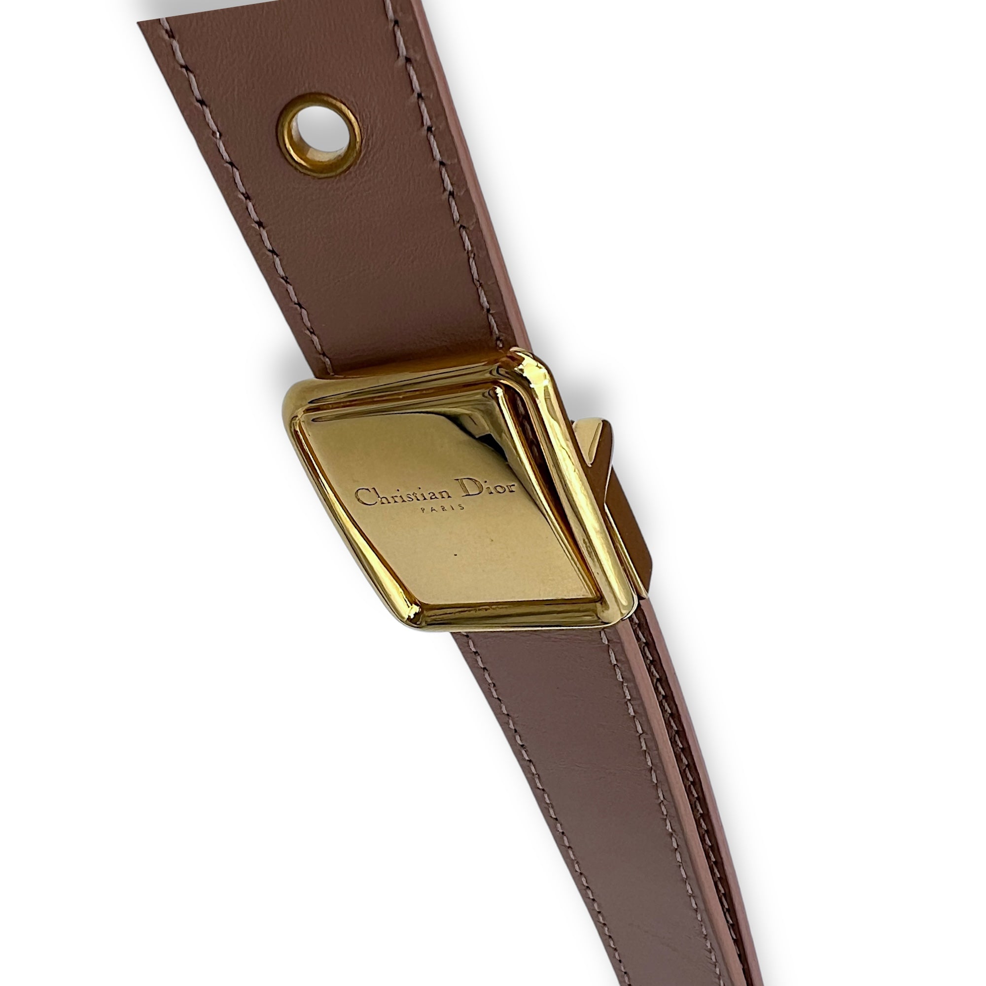 Montaigne 30 Shoulder bag in Calfskin, Gold Hardware - Image 9