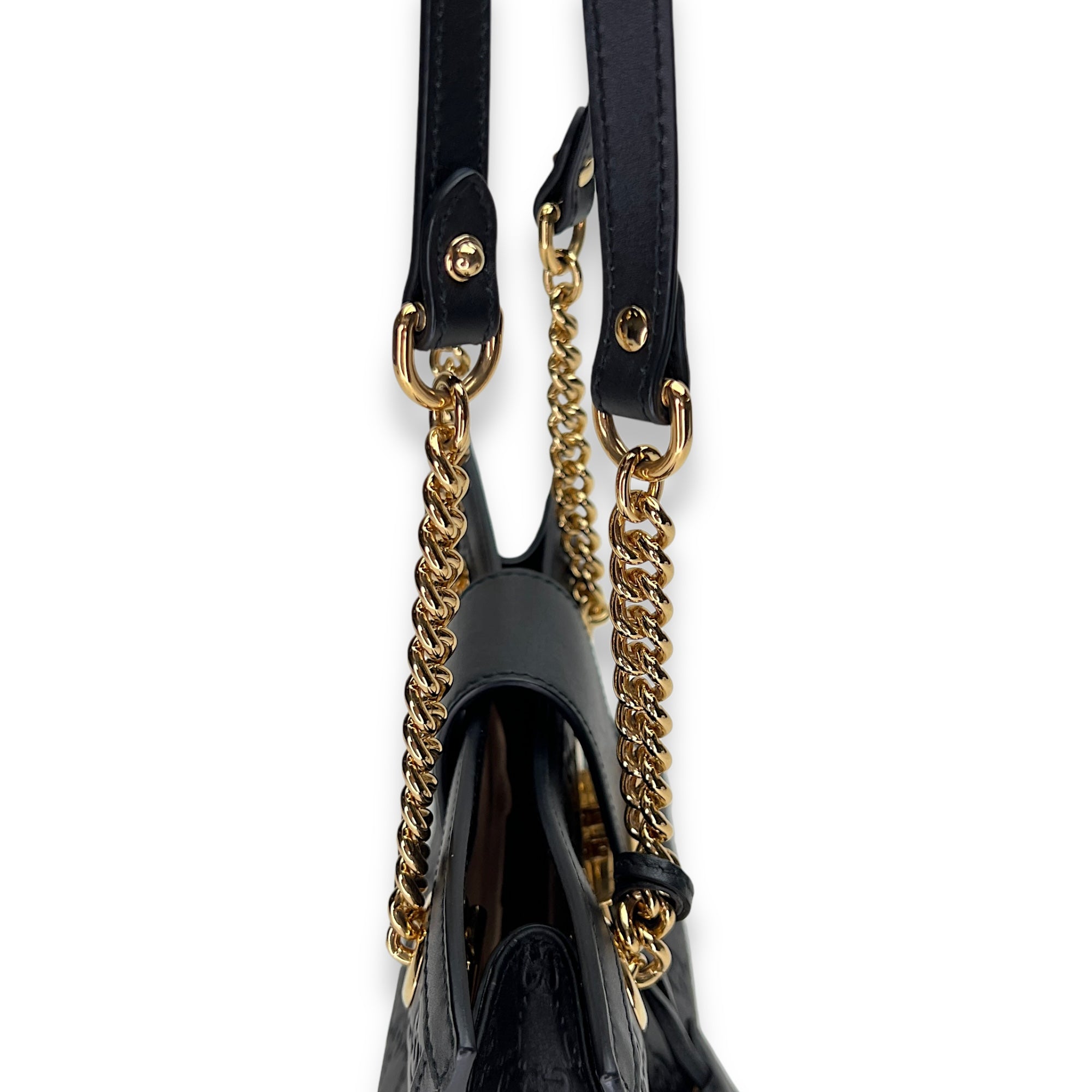 Padlock Small Shoulder bag in Guccissima leather, Gold Hardware - Image 9