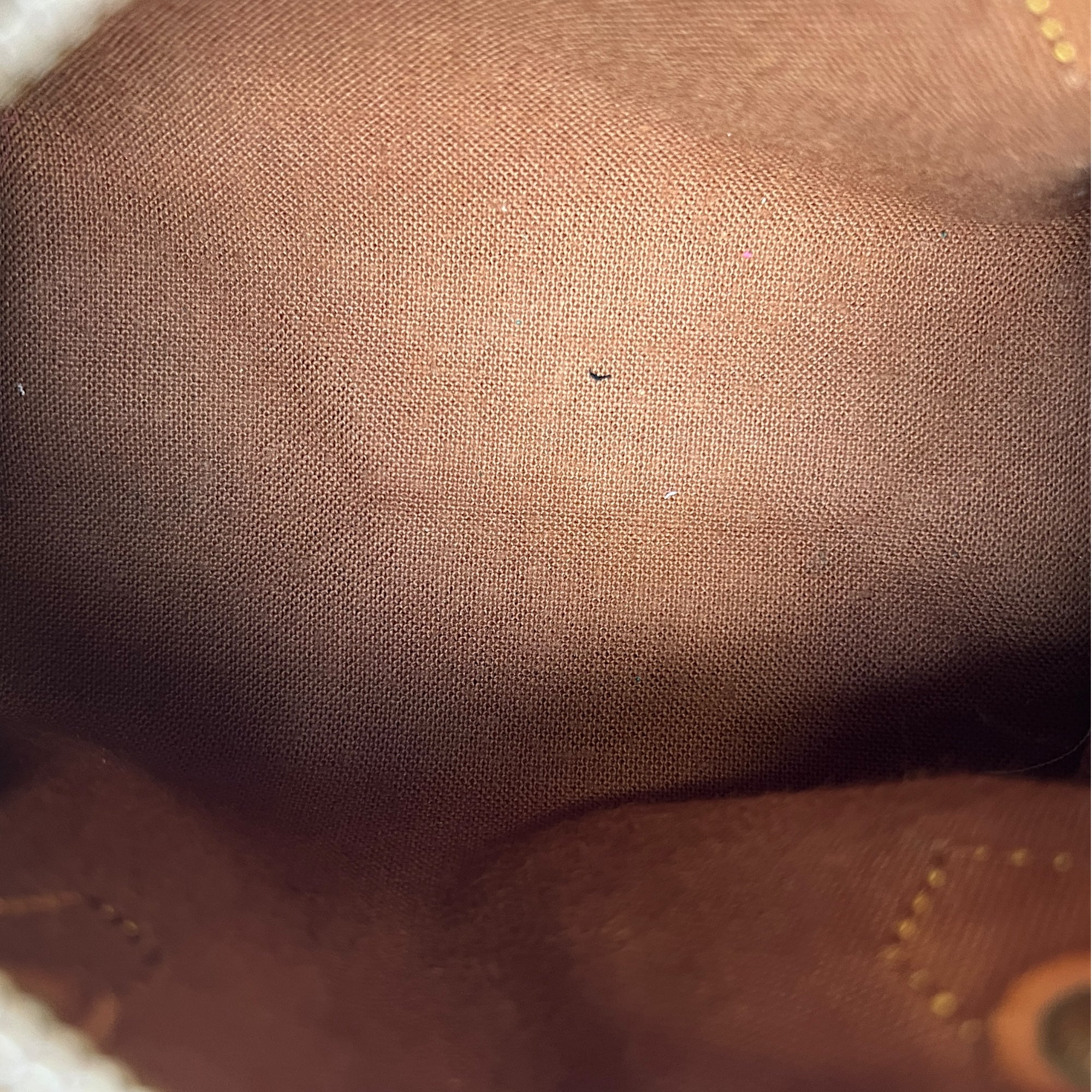 Speedy Top handle Bag Nano Brown in Monogram Coated Canvas , Gold Hardware - Image 11