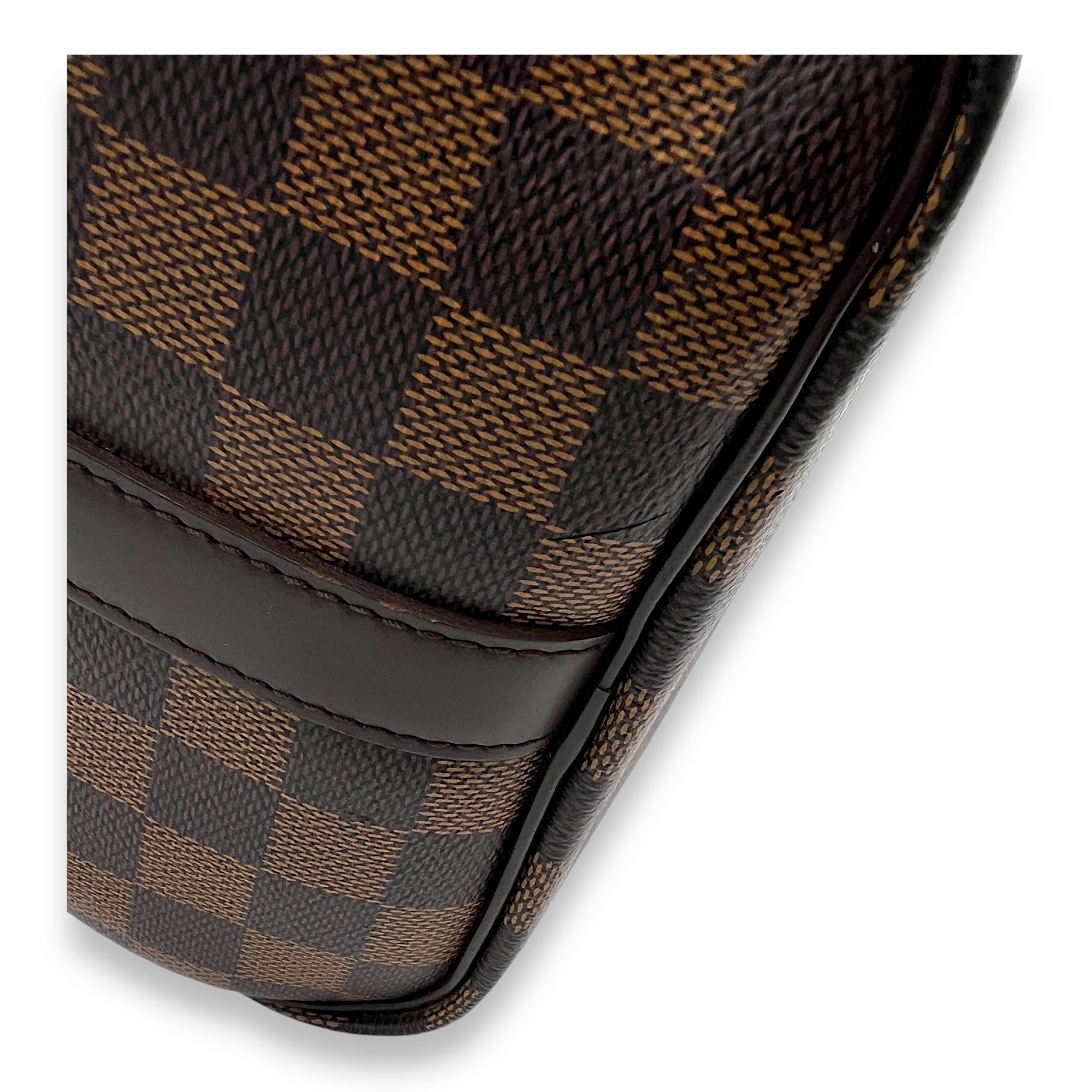 Speedy Bandouliere 30 Damier Ebene Top Handle Bag in Coated Canvas, Gold hardware - Image 10