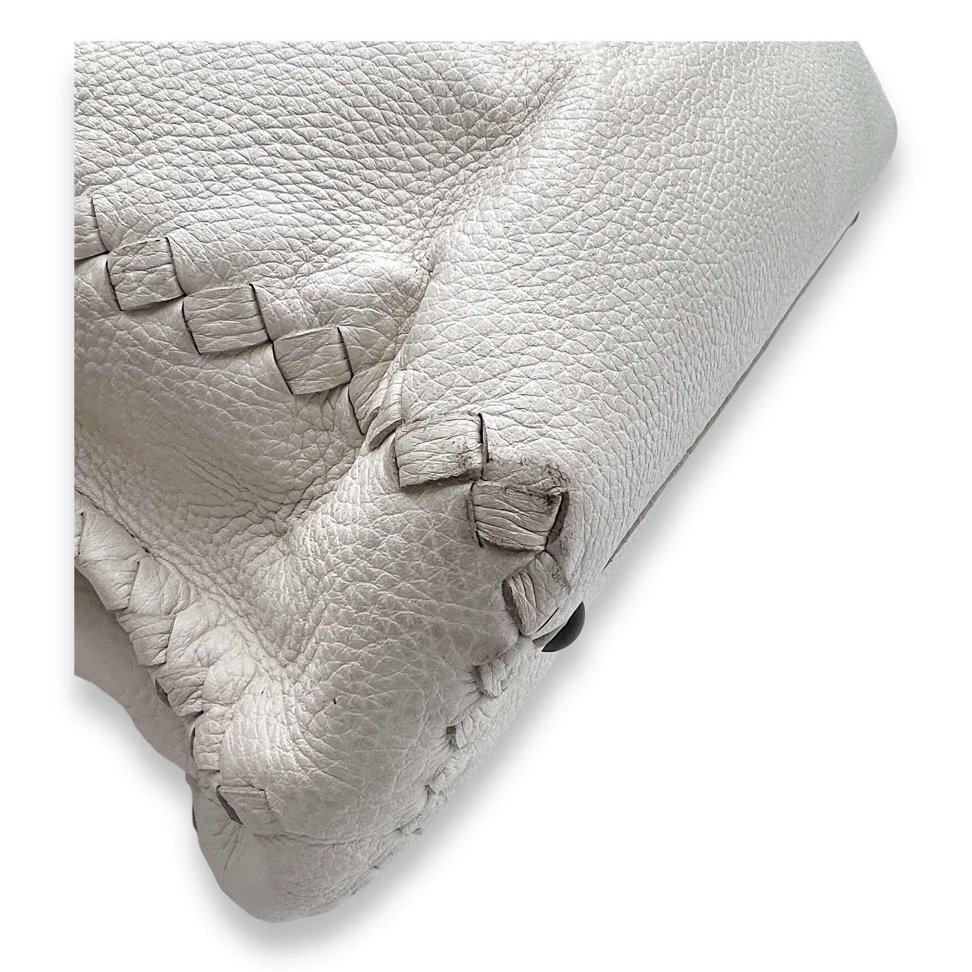 Intreciatto Top handle bag in Intrecciato leather, Ruthenium Hardware - Image 10