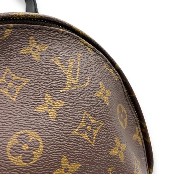 Palm Springs PM Brown Backpack in Monogram Coated Canvas, Gold hardware - Image 9