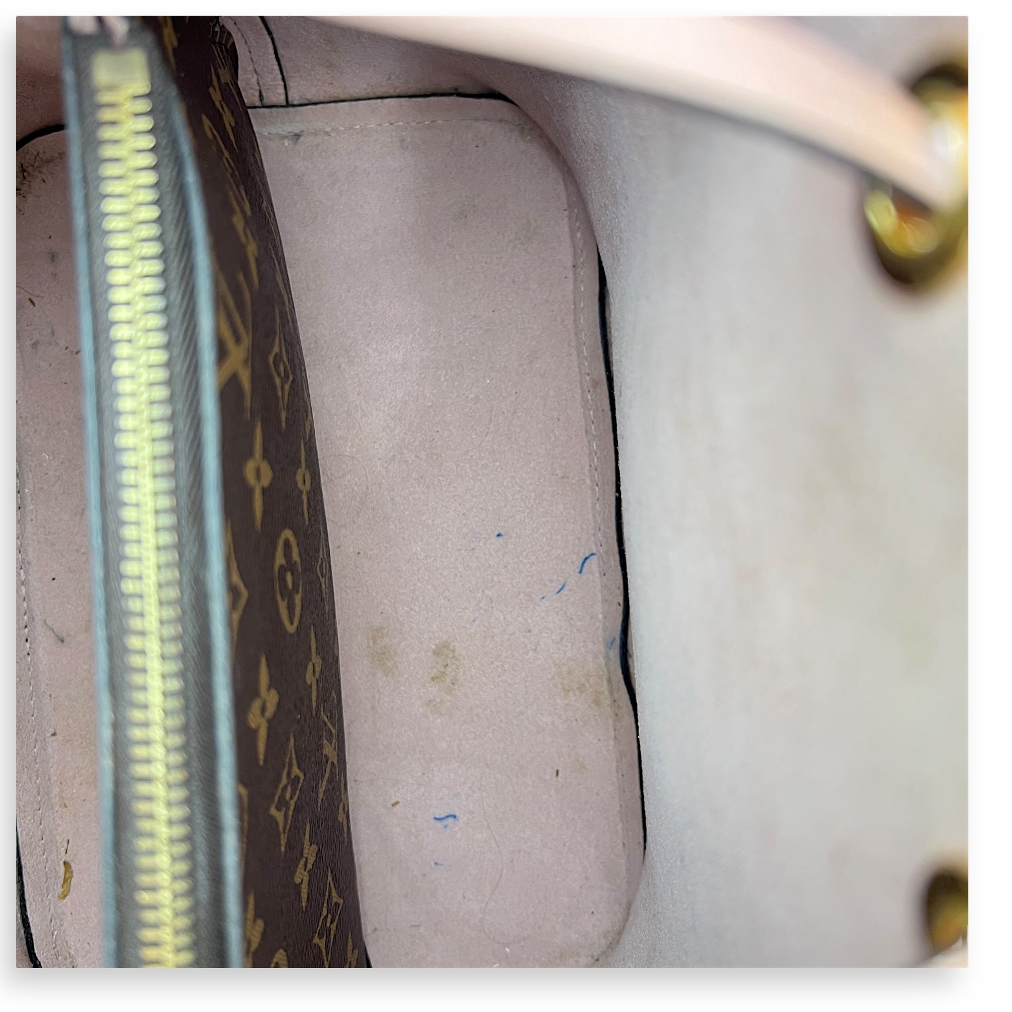 NeoNoe MM Brown Bucket Bag in Monogram Coated Canvas, Gold hardware - Image 8