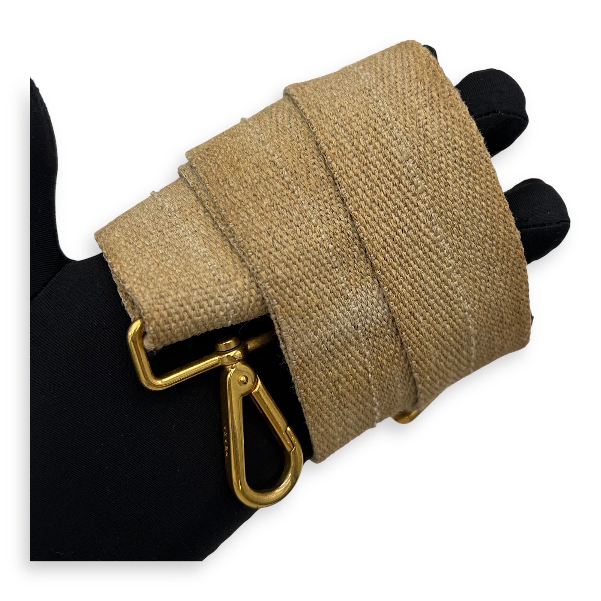 Logo Orange and Brown Top Handle Bag in Saffiano Leather and Canvas, Gold hardware - Image 24