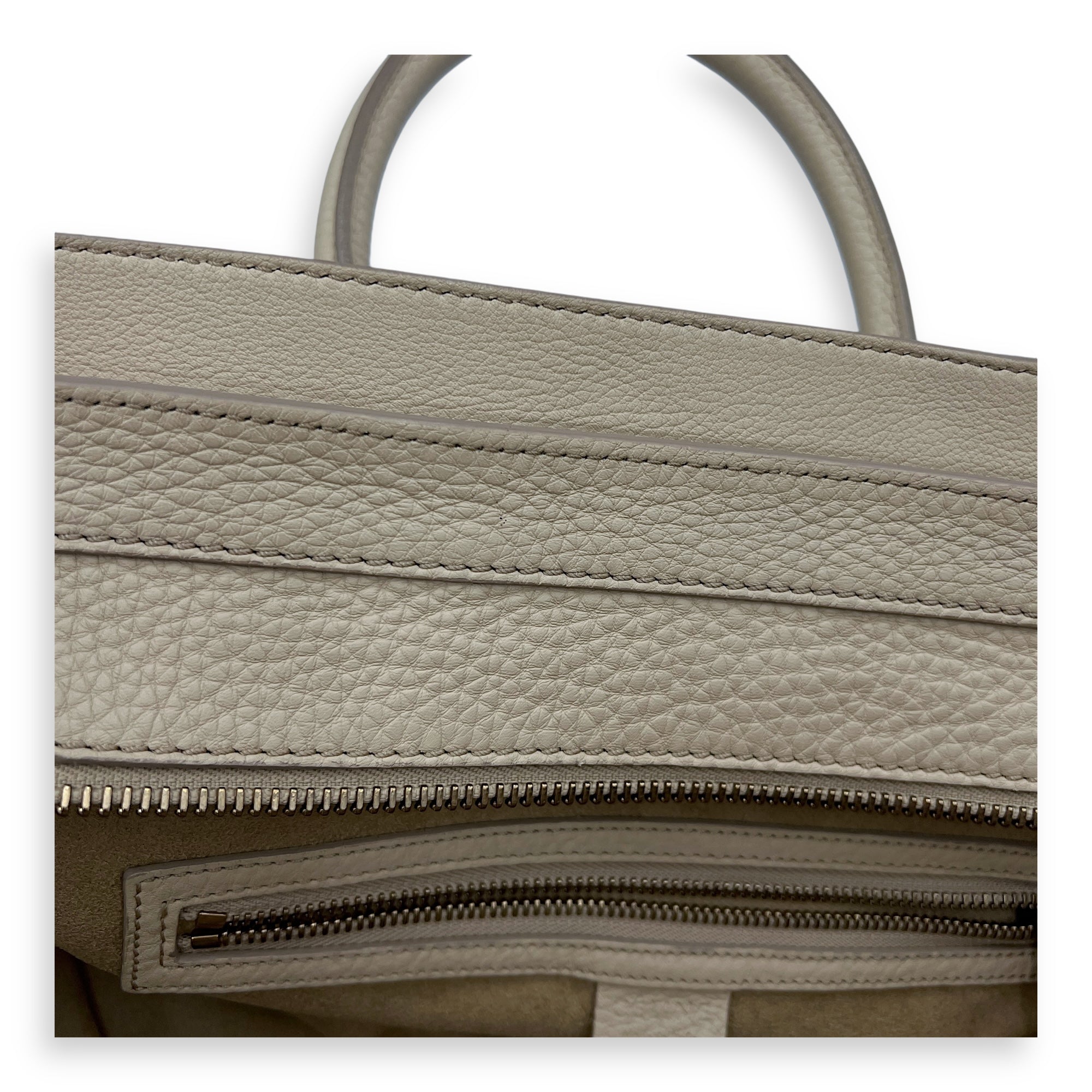 Luggage Mini Top handle bag in Calfskin, Gold Hardware - Image 9