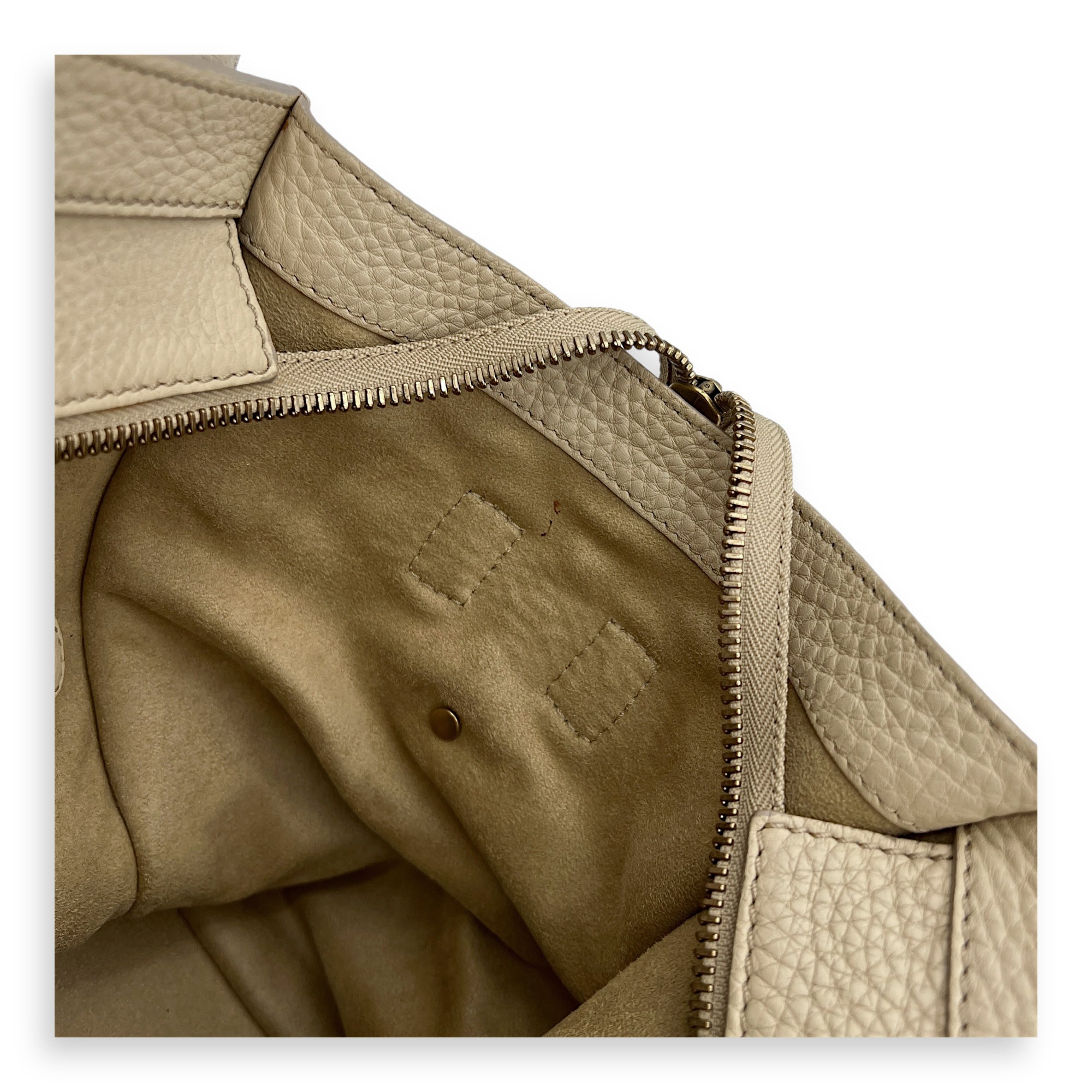 Luggage Mini Top handle bag in Calfskin, Gold Hardware - Image 7