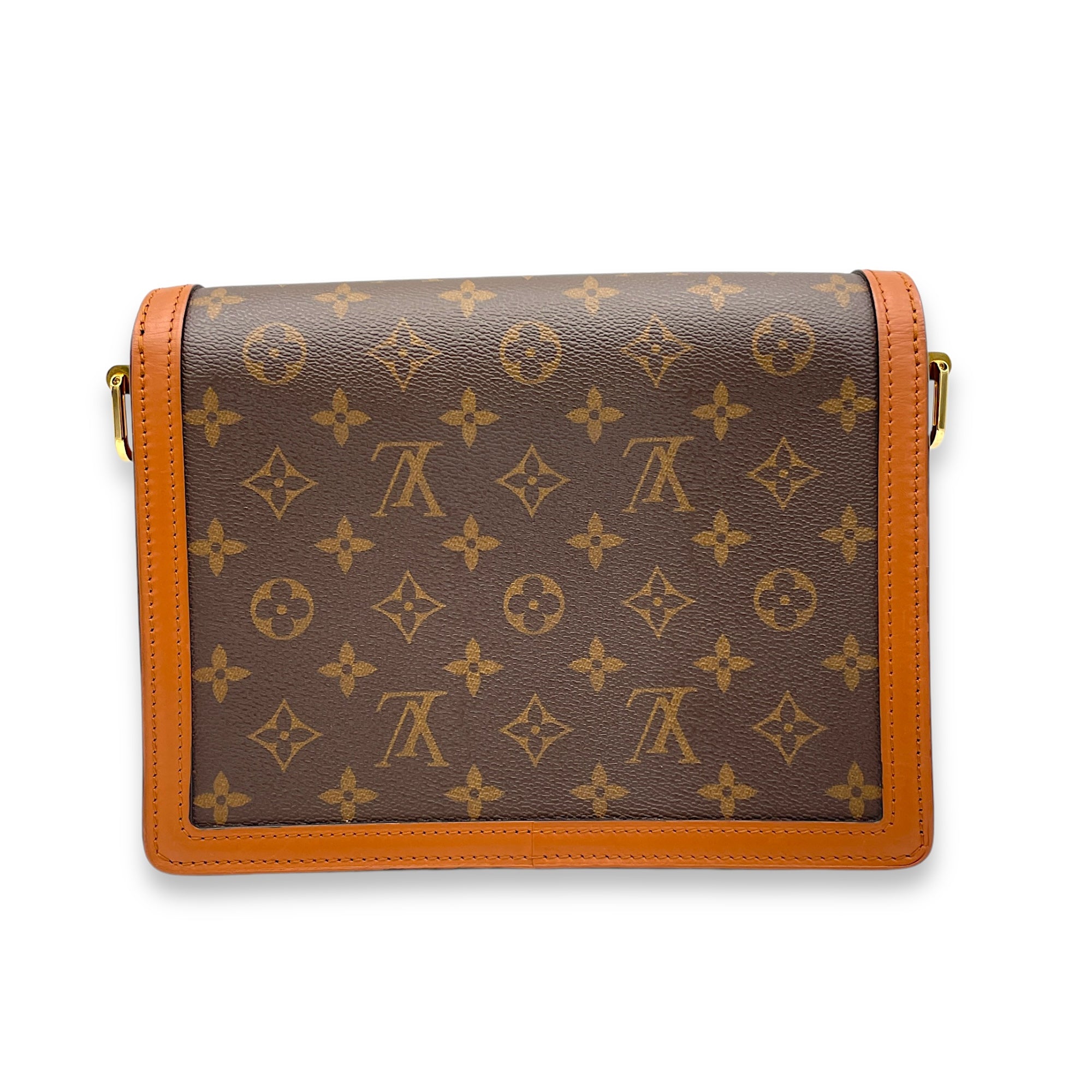 Reverse Dauphine MM Shoulder bag in Coated canvas, Gold Hardware - Image 2