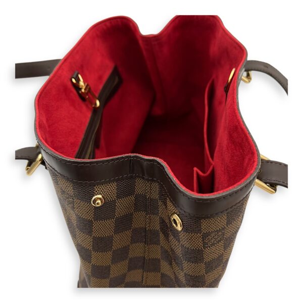 Hampstead Shoulder Bag Damier Ebene in Coated Canvas, Gold hardware - Image 7