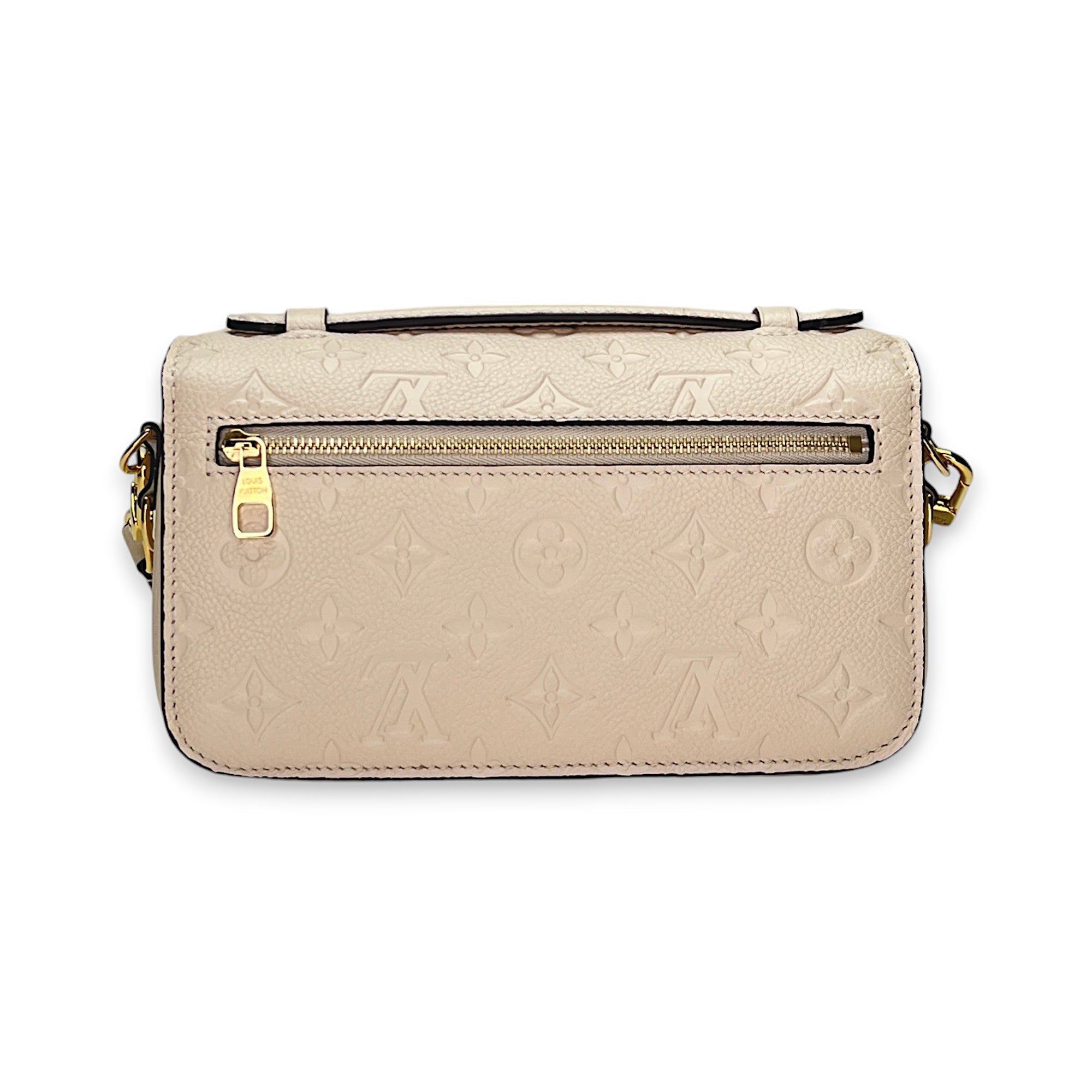 Metis East West Beige Crossbody Bag in Monogram Empreinte Leather, Gold hardware - Image 2