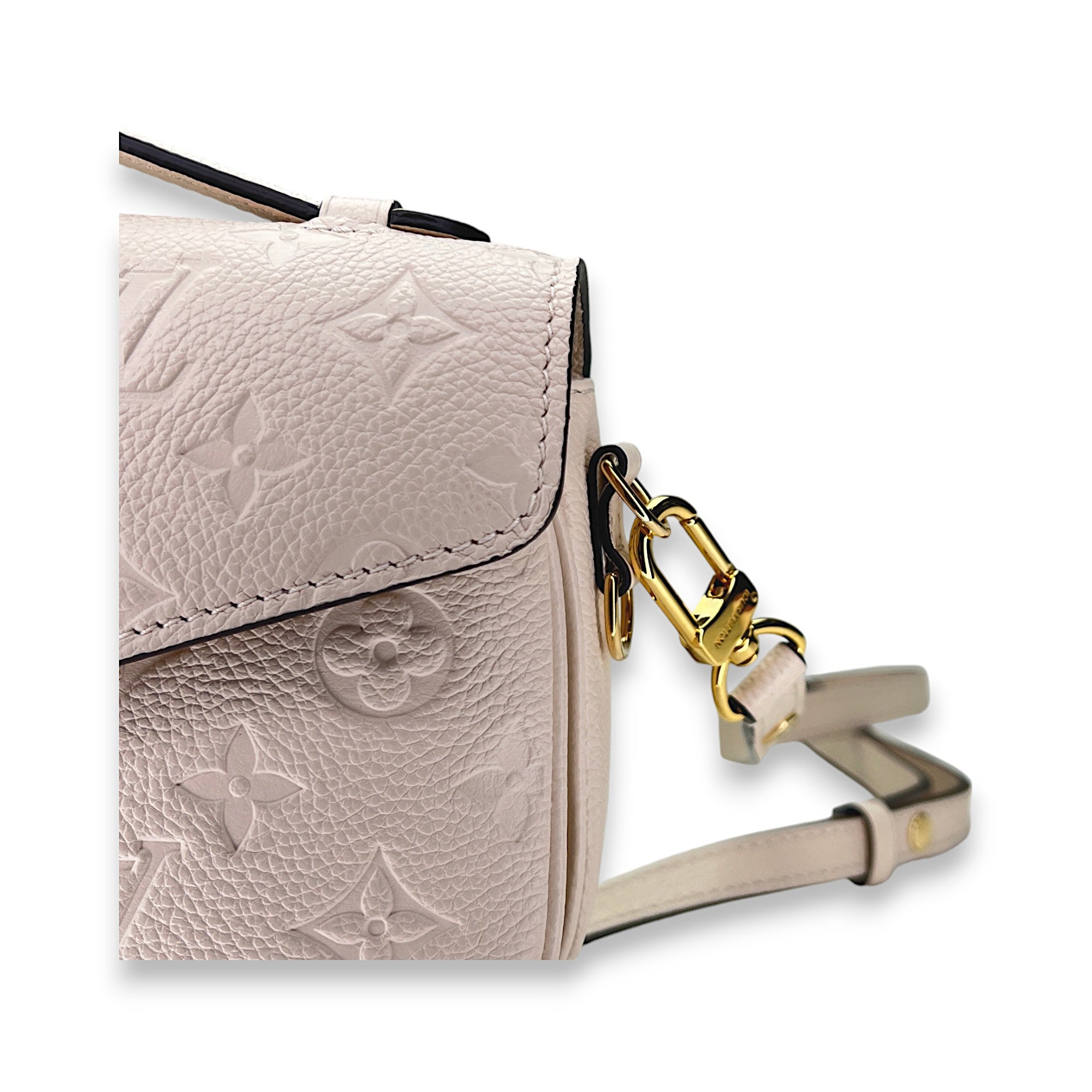 Metis East West Beige Crossbody Bag in Monogram Empreinte Leather, Gold hardware - Image 9