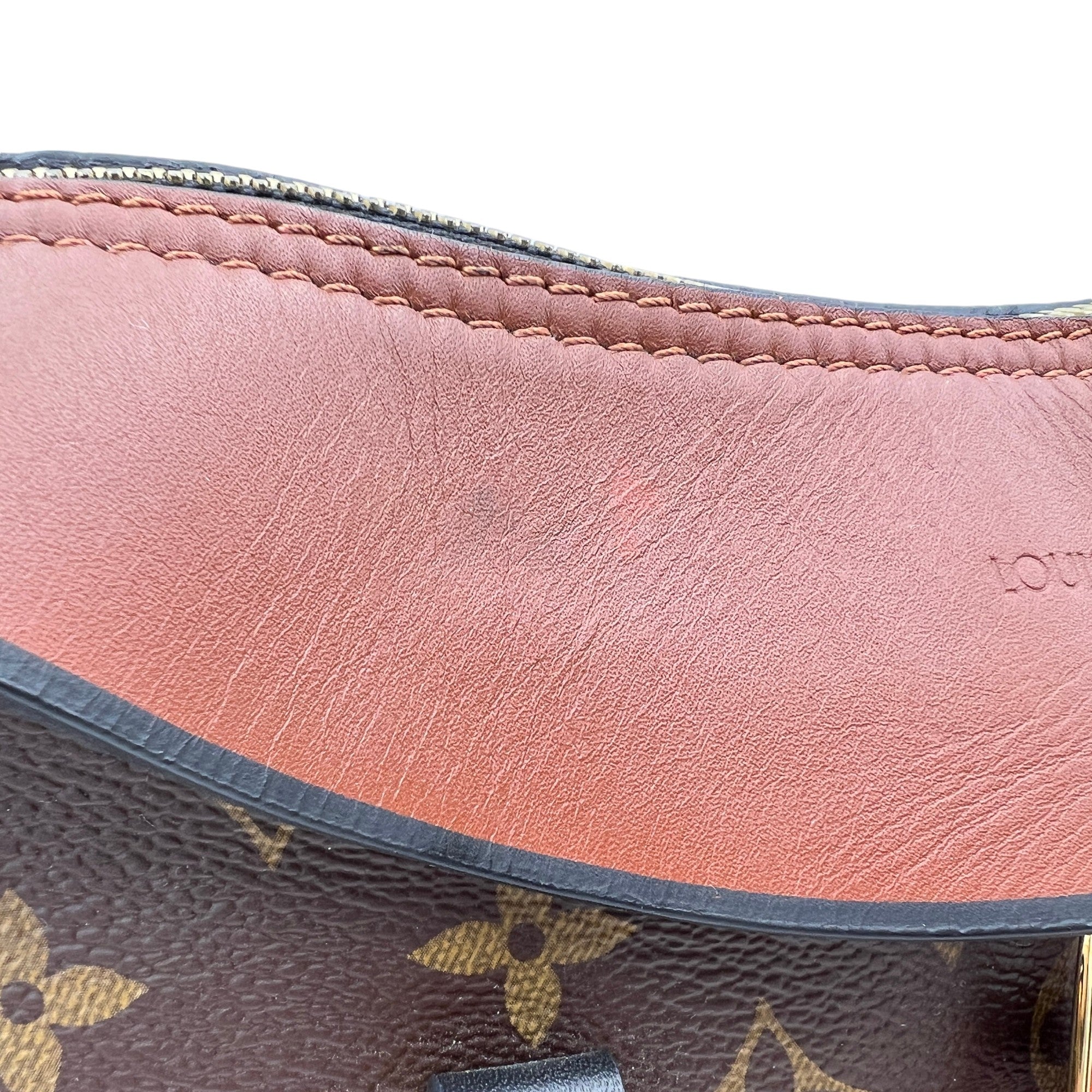 Tuileries Besace Brown Top Handle Bag in Monogram Coated Canvas, Gold hardware - Image 7