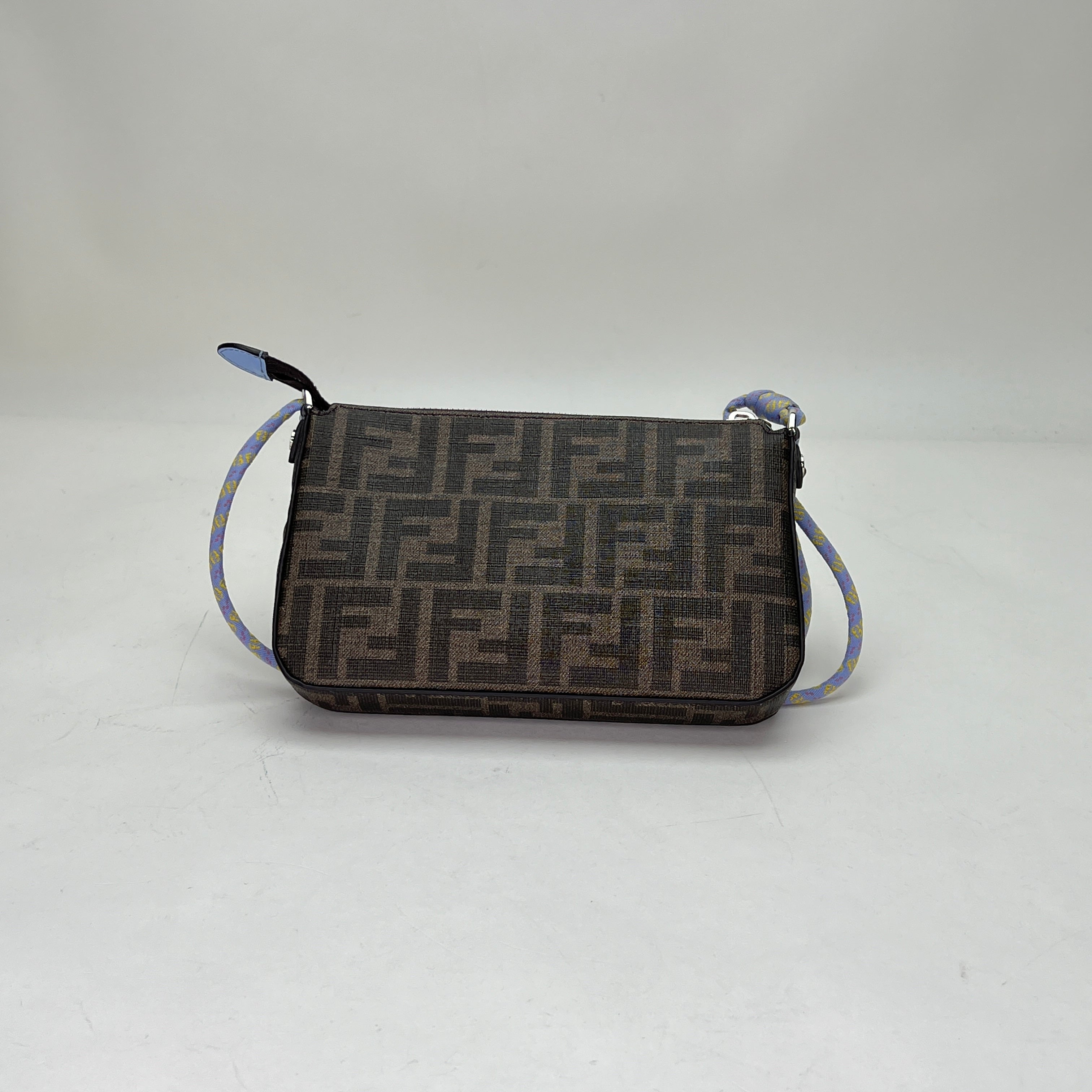 Pokemon Pochette Brown Shoulder Bag in Coated Canvas, Silver hardware - Image 2